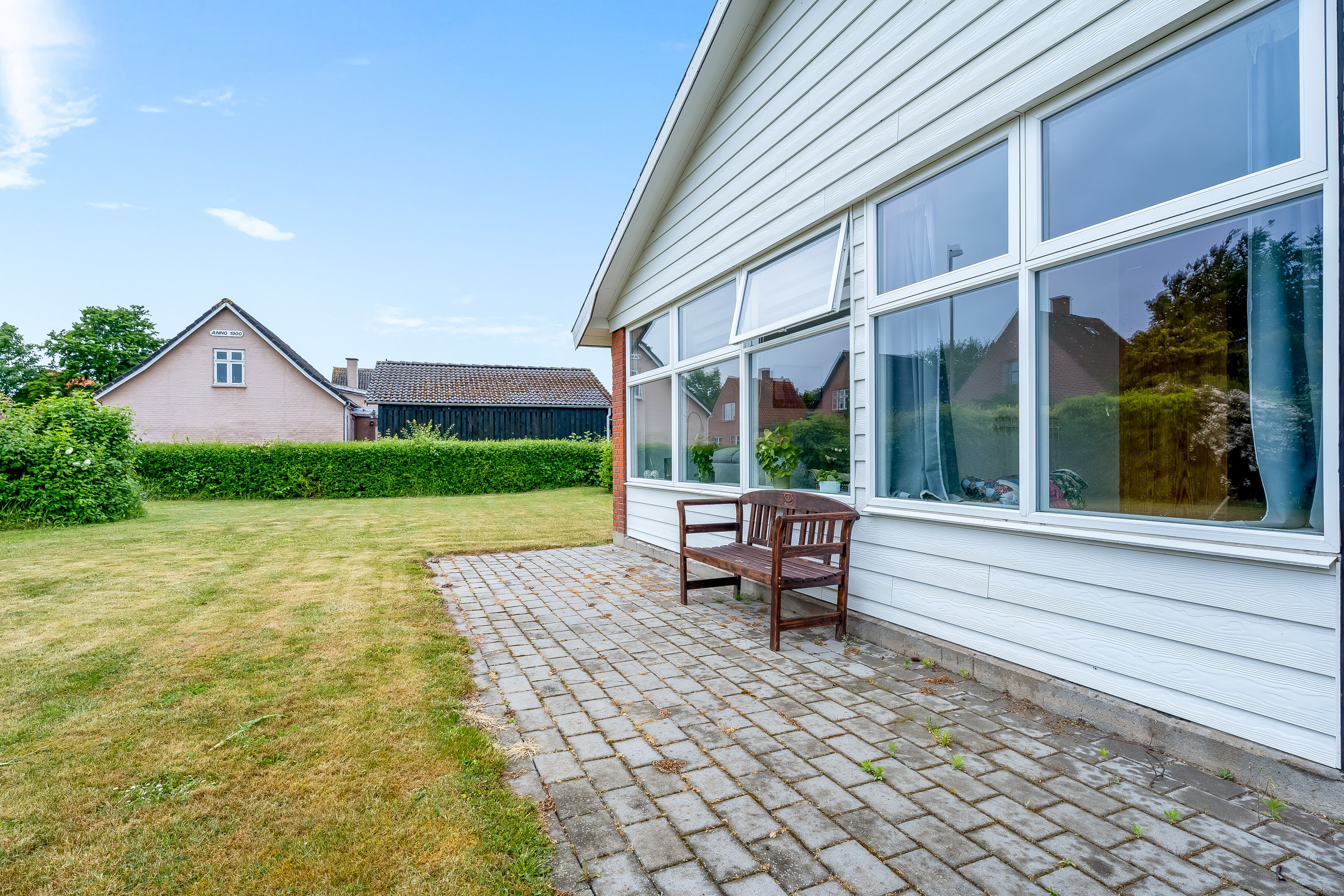 Fremhævet terrasse billede i fuldskærmstilstand. Billede af Eiglersvej 35, 4900 Nakskov