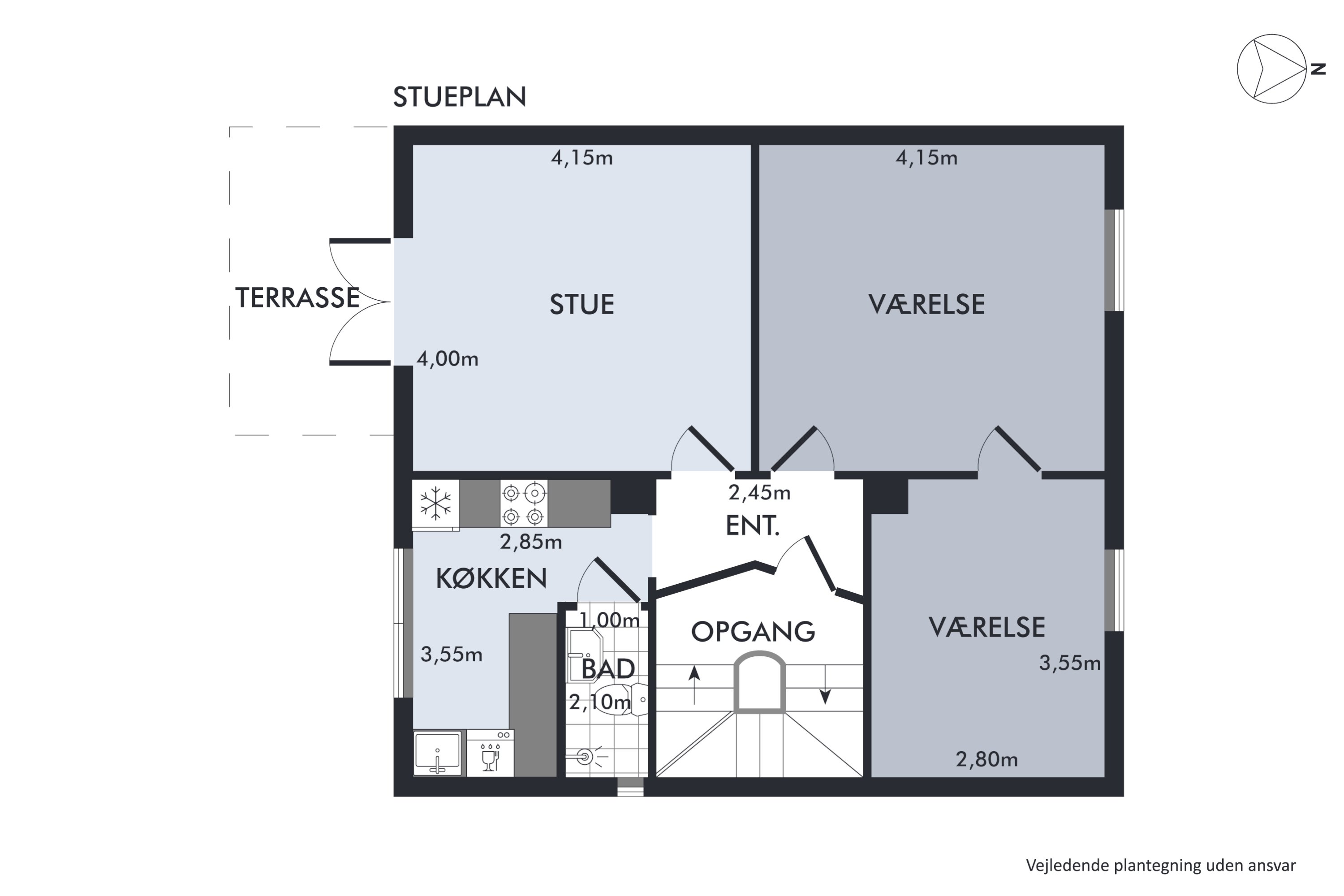 Plantegninger billede af Sønder Alle 68, 9000 Aalborg