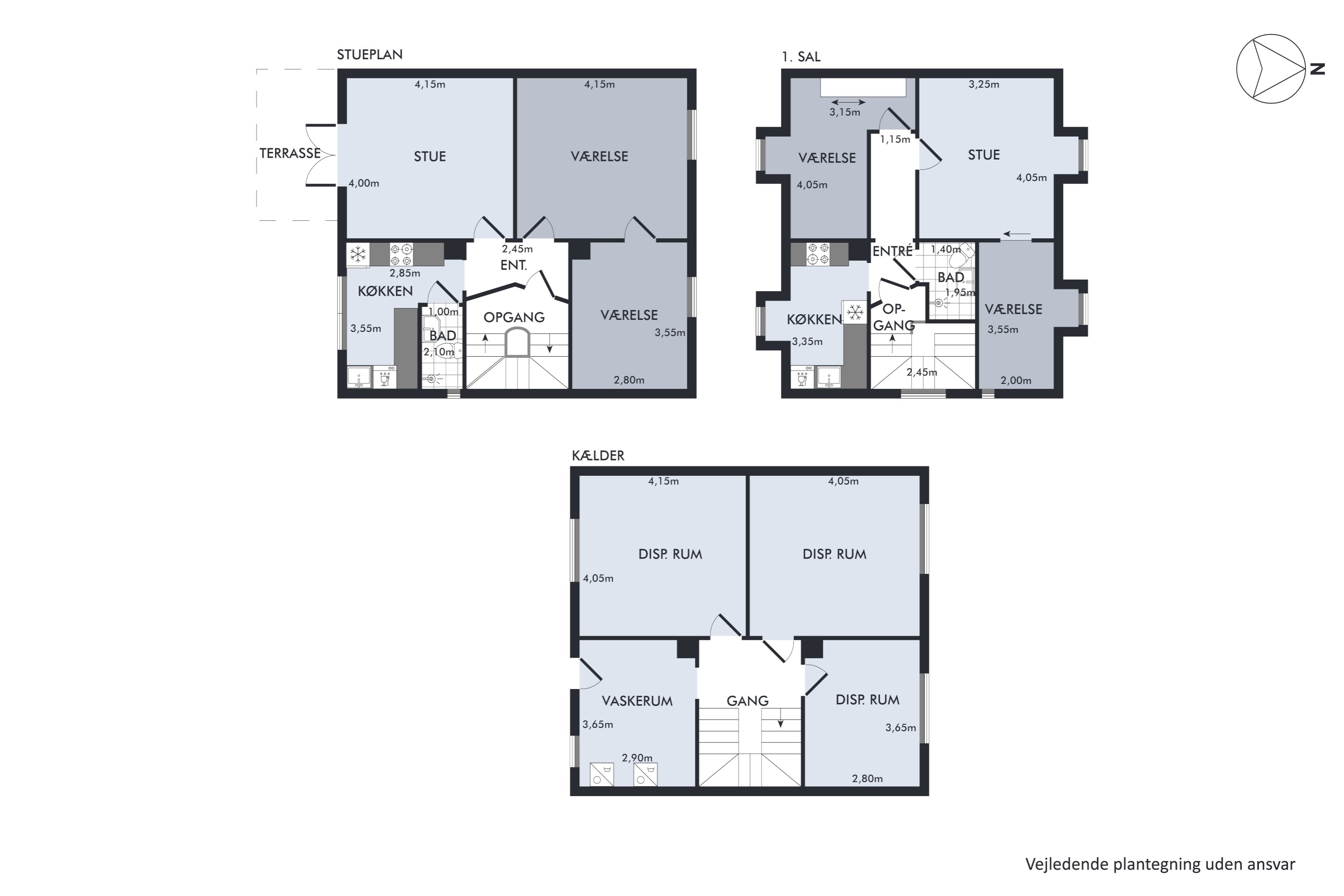 Plantegninger billede af Sønder Alle 68, 9000 Aalborg