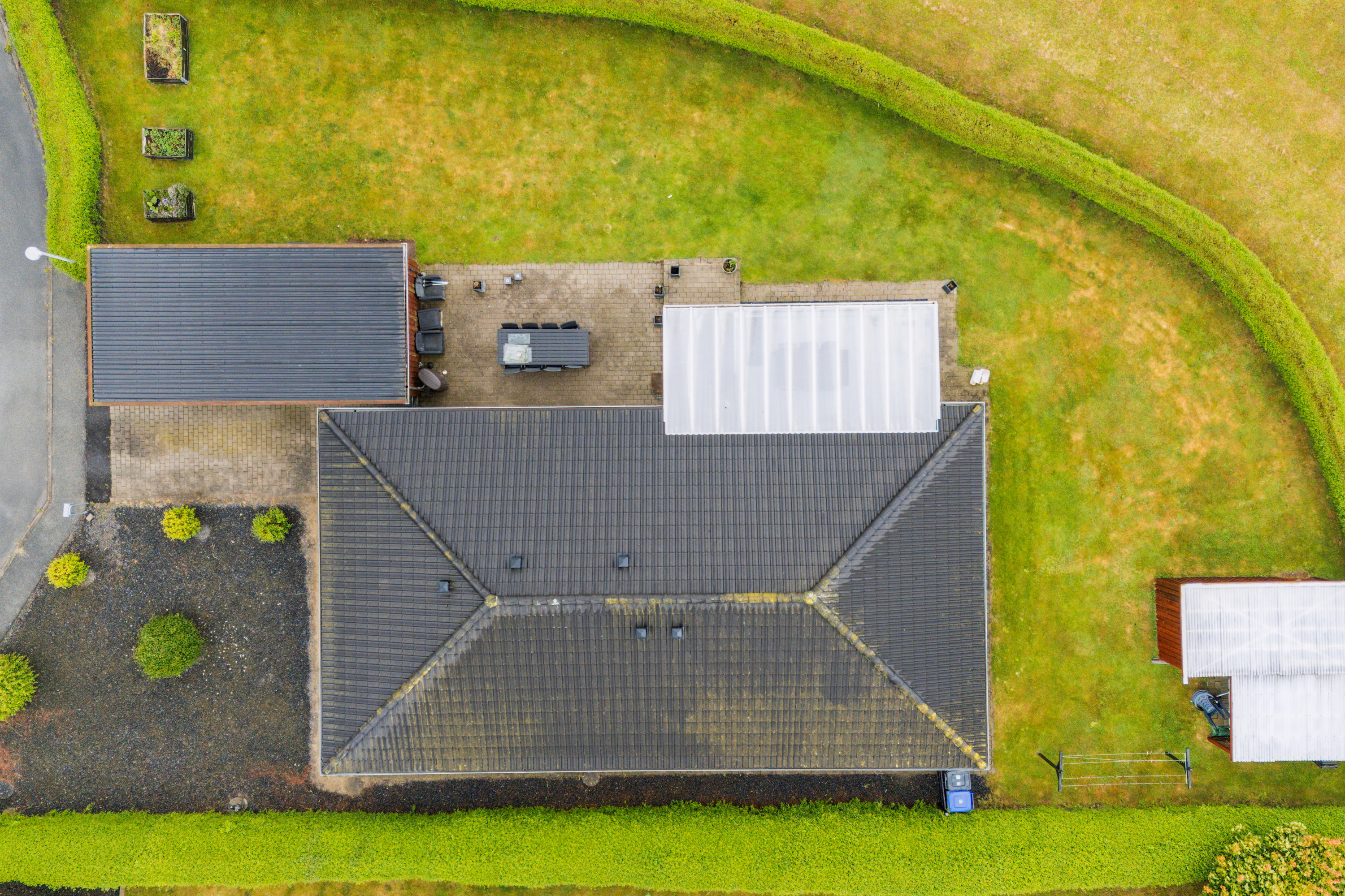 Fremhævet luftfoto billede i fuldskærmstilstand. Billede af Bodøparken 24, 5400 Bogense