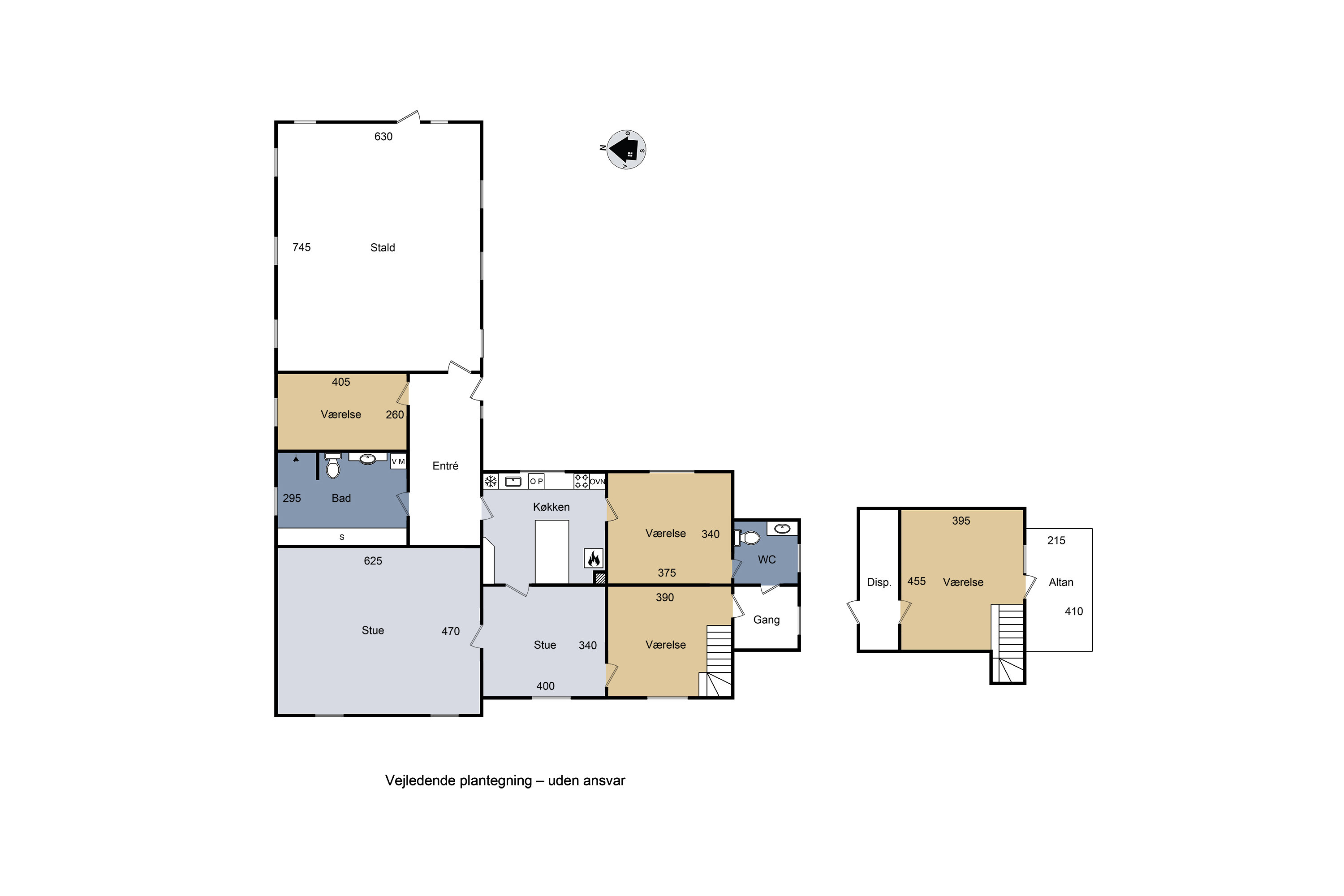 Plantegninger billede af Holbækvej 214, Estrup, 4100 Ringsted