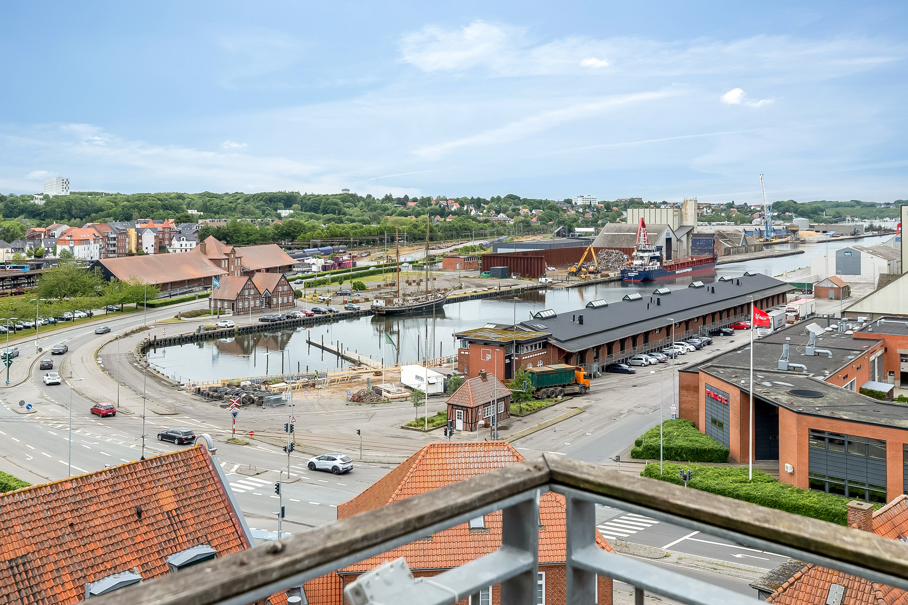 Fremhævet udsigt billede i fuldskærmstilstand. Billede af Havneparken 8, 6. 1., 6000 Kolding