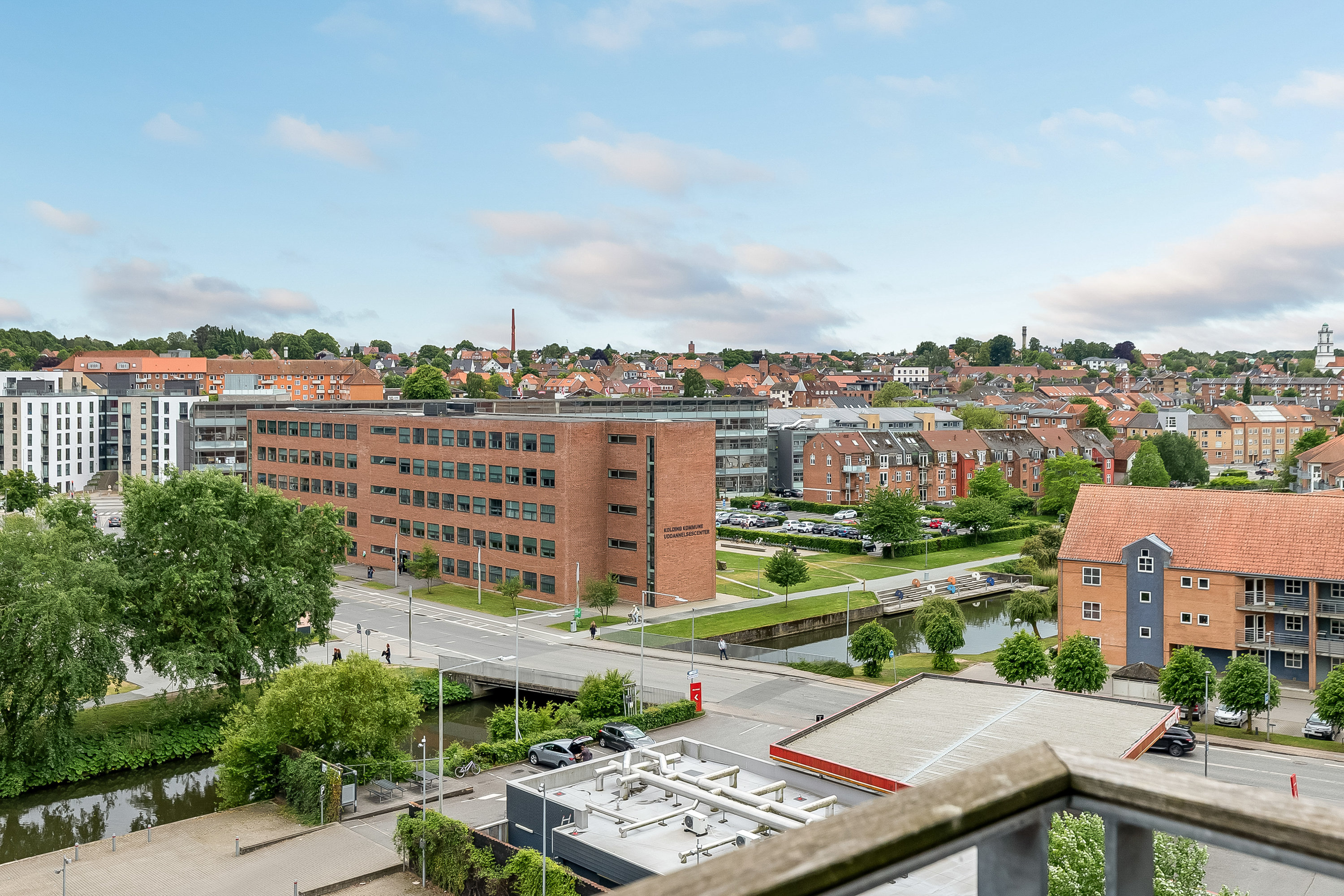 Fremhævet udsigt billede i fuldskærmstilstand. Billede af Havneparken 8, 6. 1., 6000 Kolding