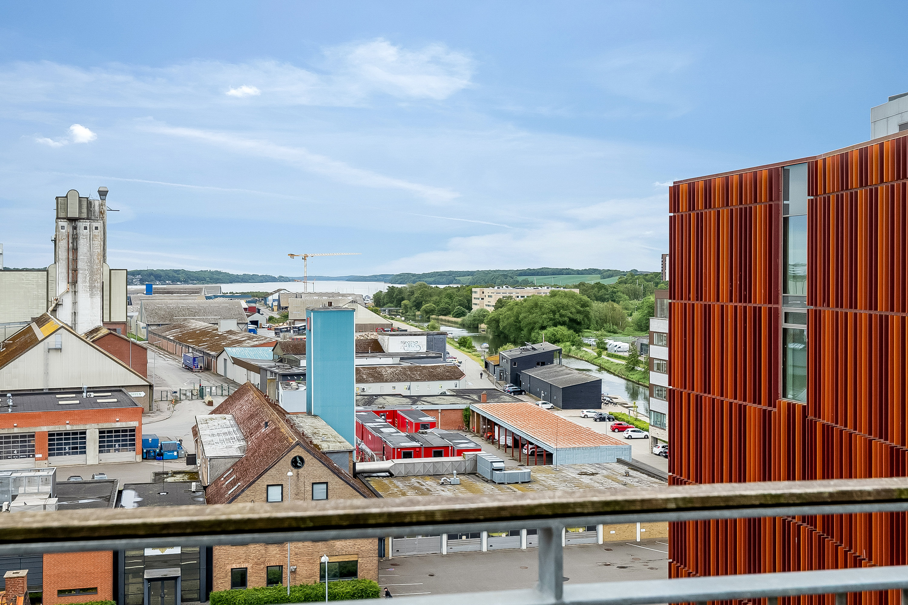 Fremhævet udsigt billede i fuldskærmstilstand. Billede af Havneparken 8, 6. 1., 6000 Kolding