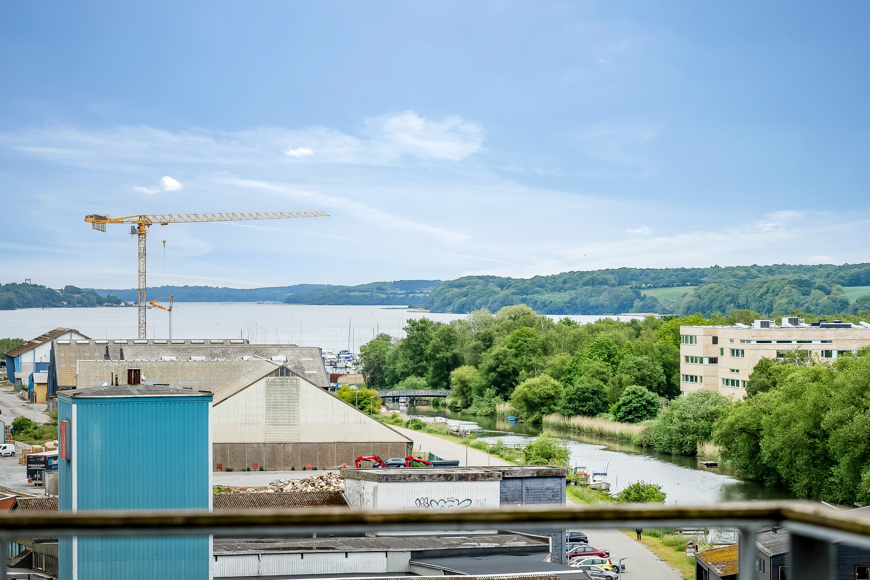 Fremhævet udsigt billede i fuldskærmstilstand. Billede af Havneparken 8, 6. 1., 6000 Kolding
