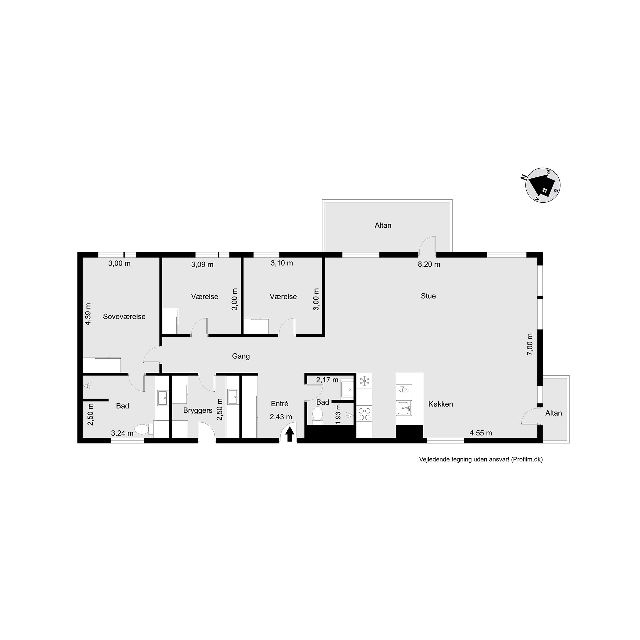 Plantegninger billede af Havneparken 8, 6. 1., 6000 Kolding