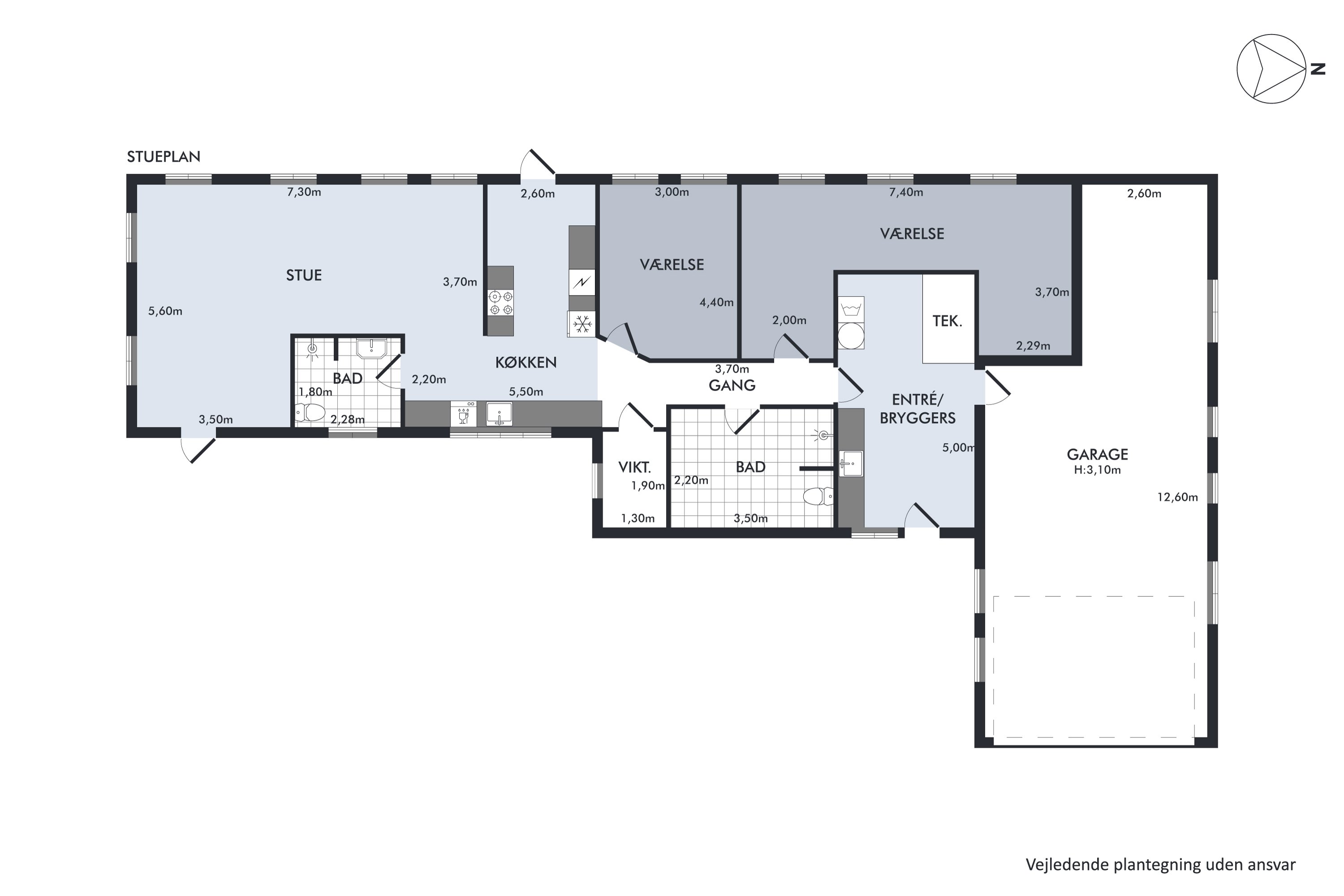 Plantegninger billede af Tørkerivej 7, Byrum, 9940 Læsø