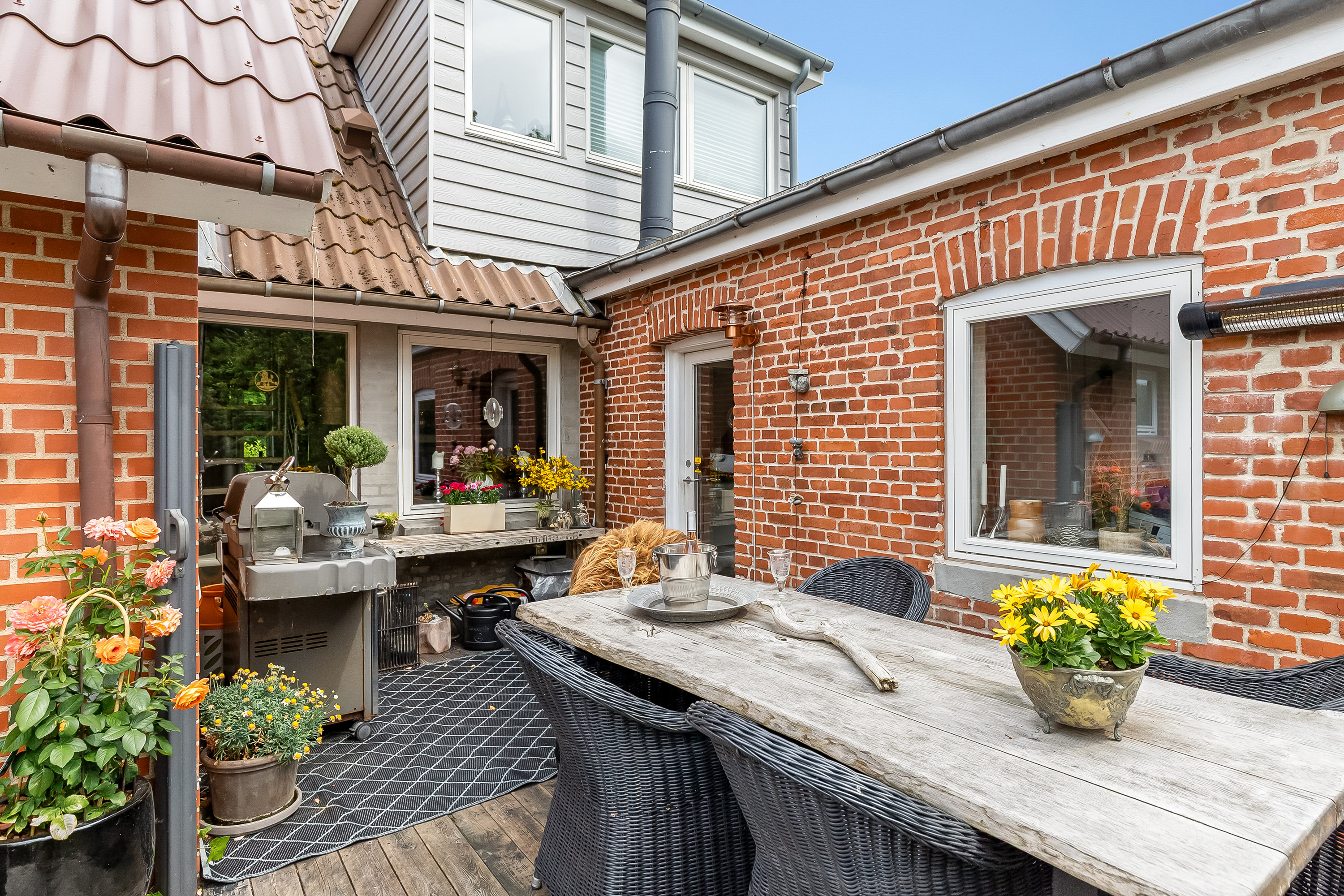 Fremhævet terrasse billede i fuldskærmstilstand. Billede af Fredericiavej 26, 7100 Vejle