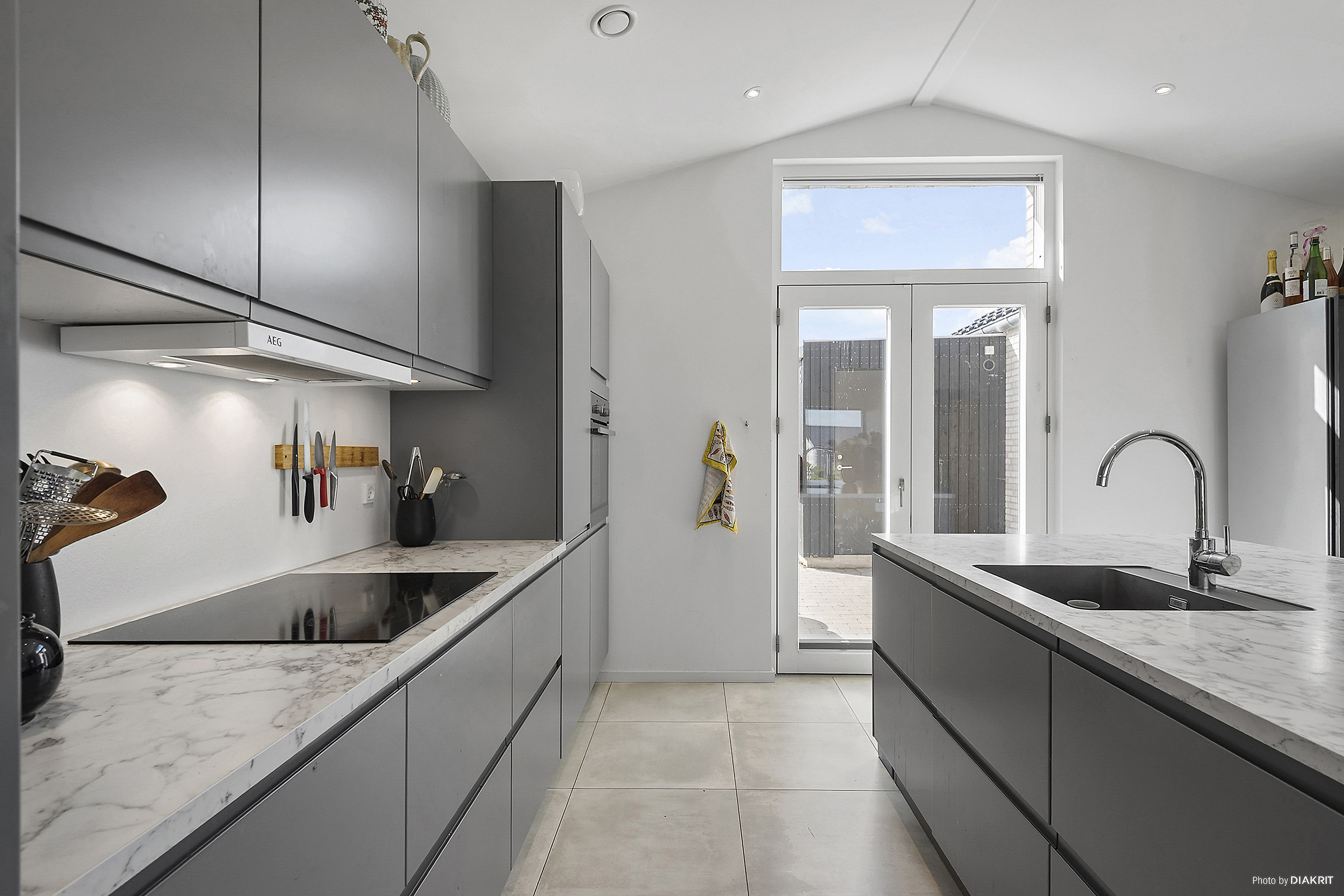 Fremhævet køkken billede i fuldskærmstilstand. Billede af Høgebakken 19, 4140 Borup