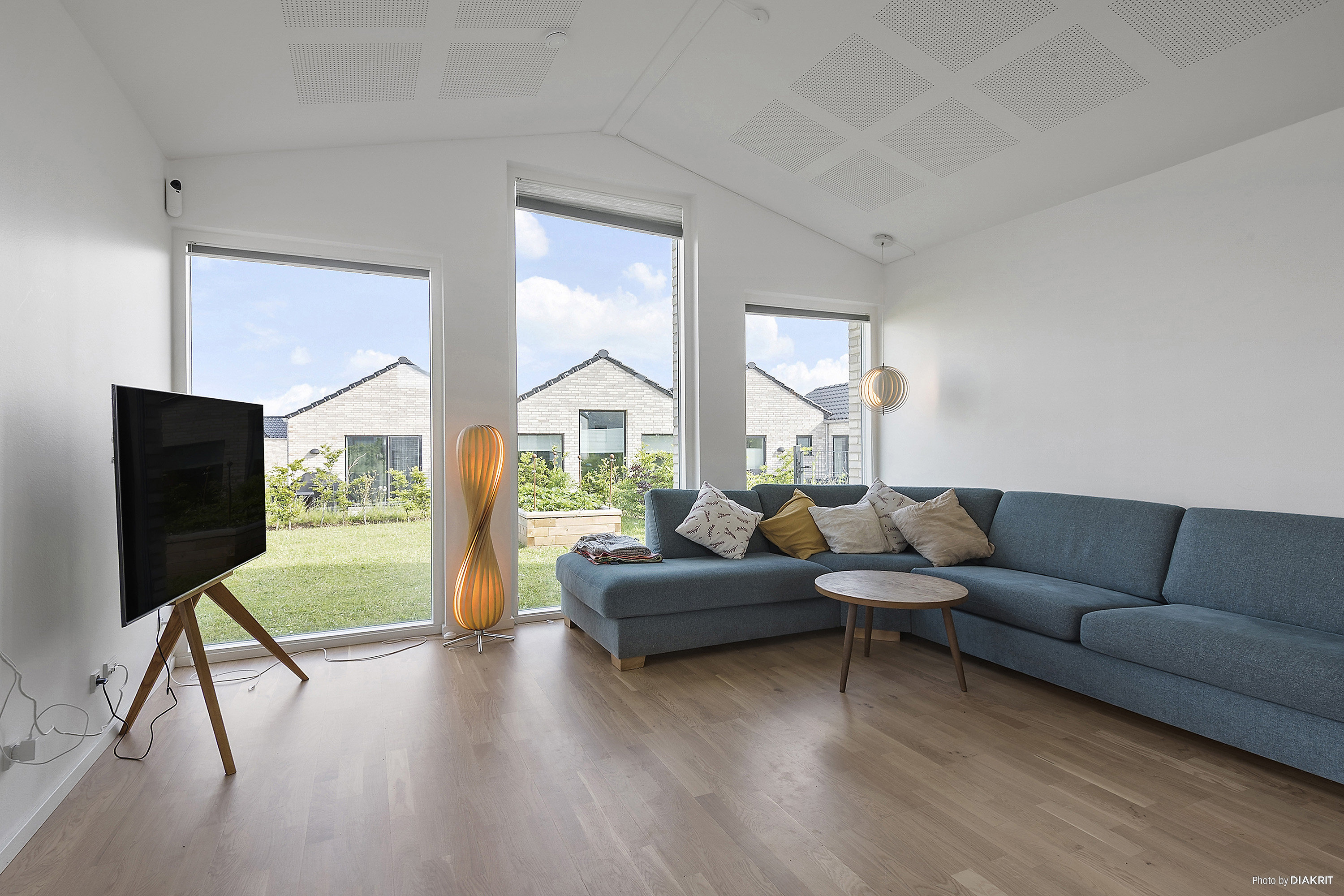 Fremhævet stue billede i fuldskærmstilstand. Billede af Høgebakken 19, 4140 Borup