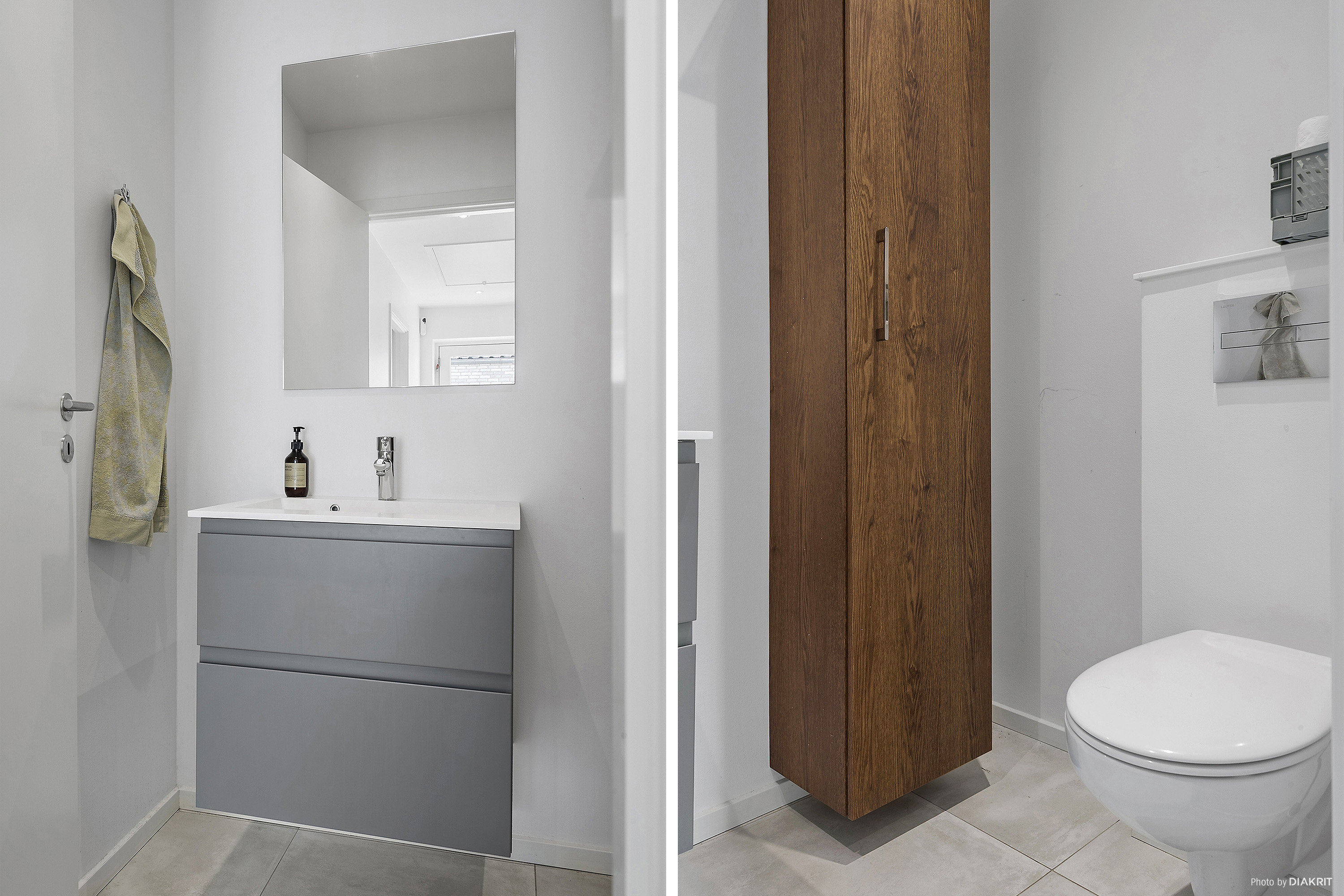 Fremhævet badeværelse billede i fuldskærmstilstand. Billede af Høgebakken 19, 4140 Borup