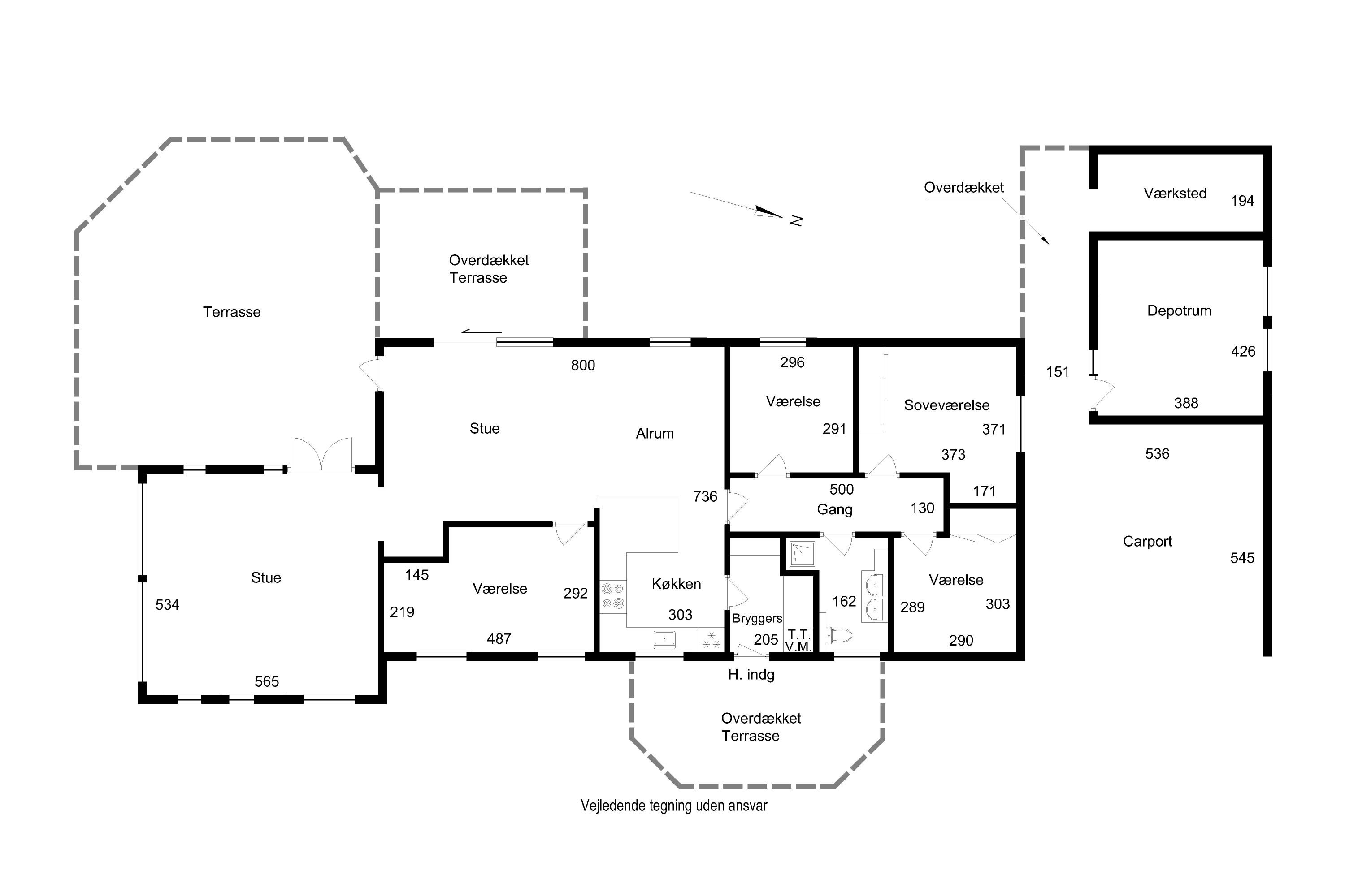 Plantegninger billede af H C Lumbyes Vej 53, Strib, 5500 Middelfart