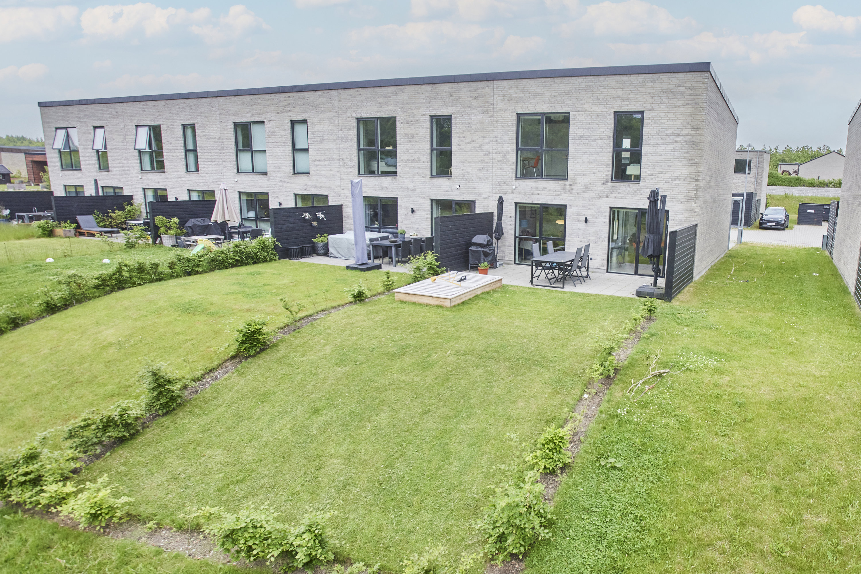 Rækkehus: Have på Fruering Skovmark 61, 8660 Skanderborg