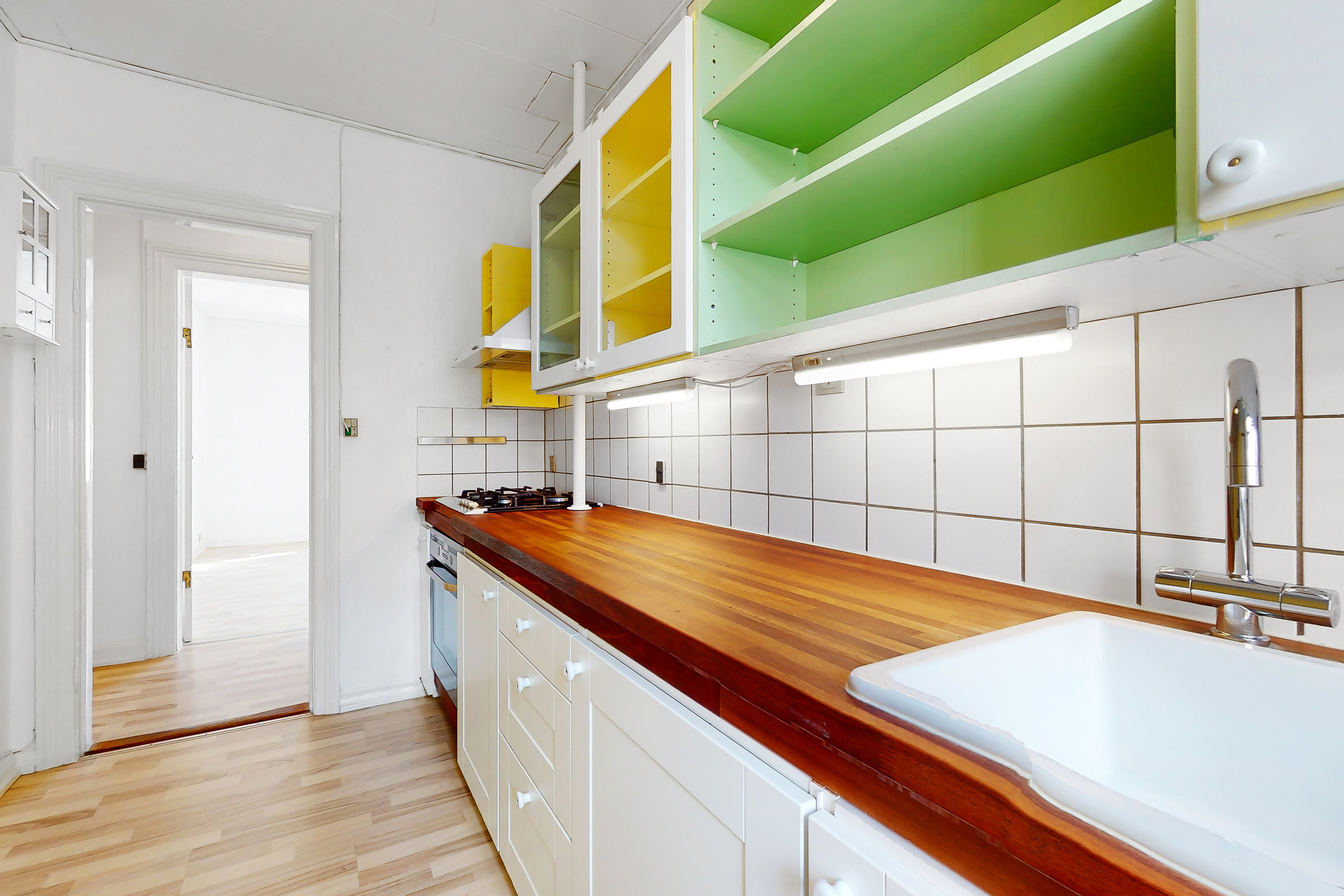 Fremhævet køkken billede i fuldskærmstilstand. Billede af Sjællandsgade 93, 1. tv., 9000 Aalborg