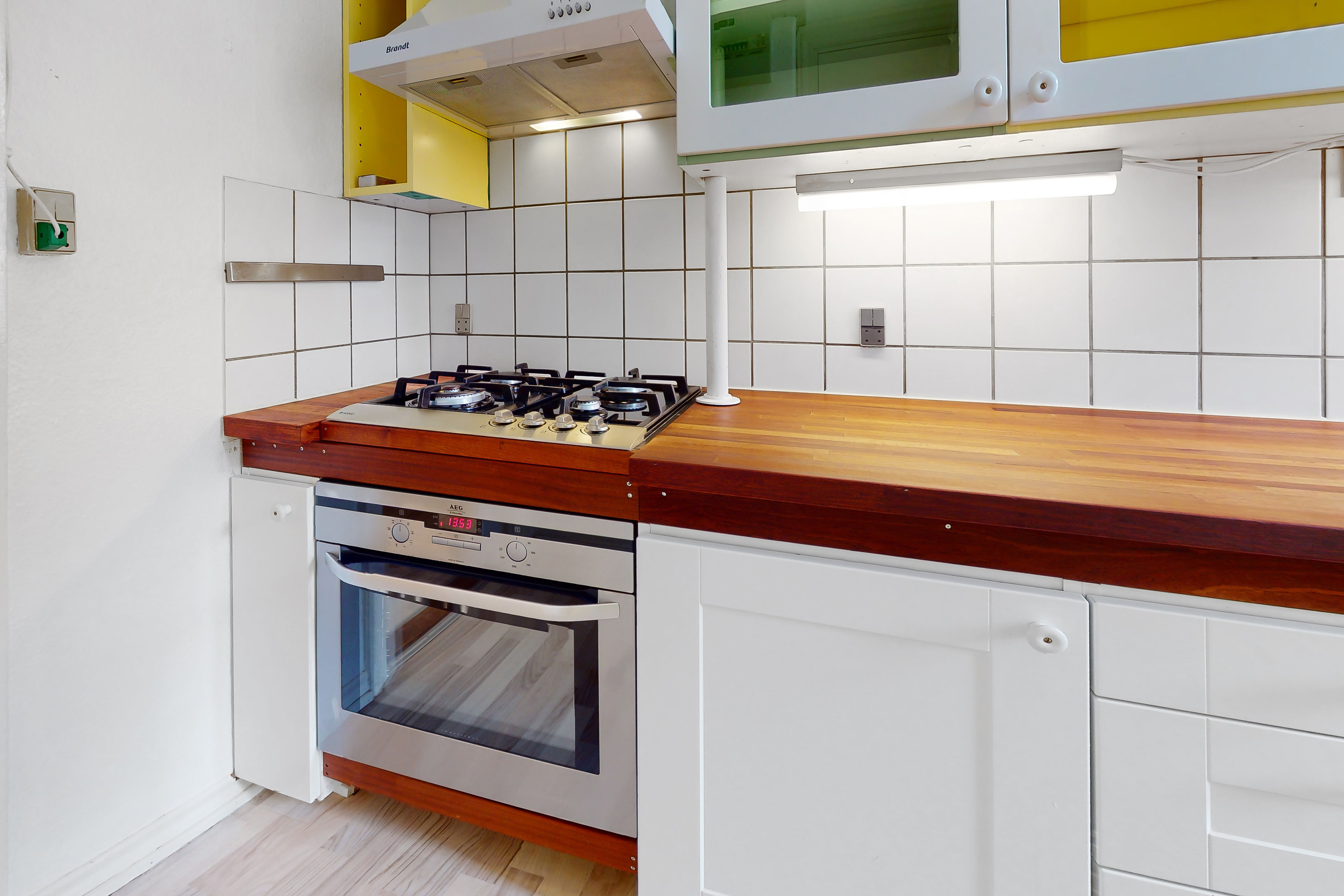 Fremhævet køkken billede i fuldskærmstilstand. Billede af Sjællandsgade 93, 1. tv., 9000 Aalborg