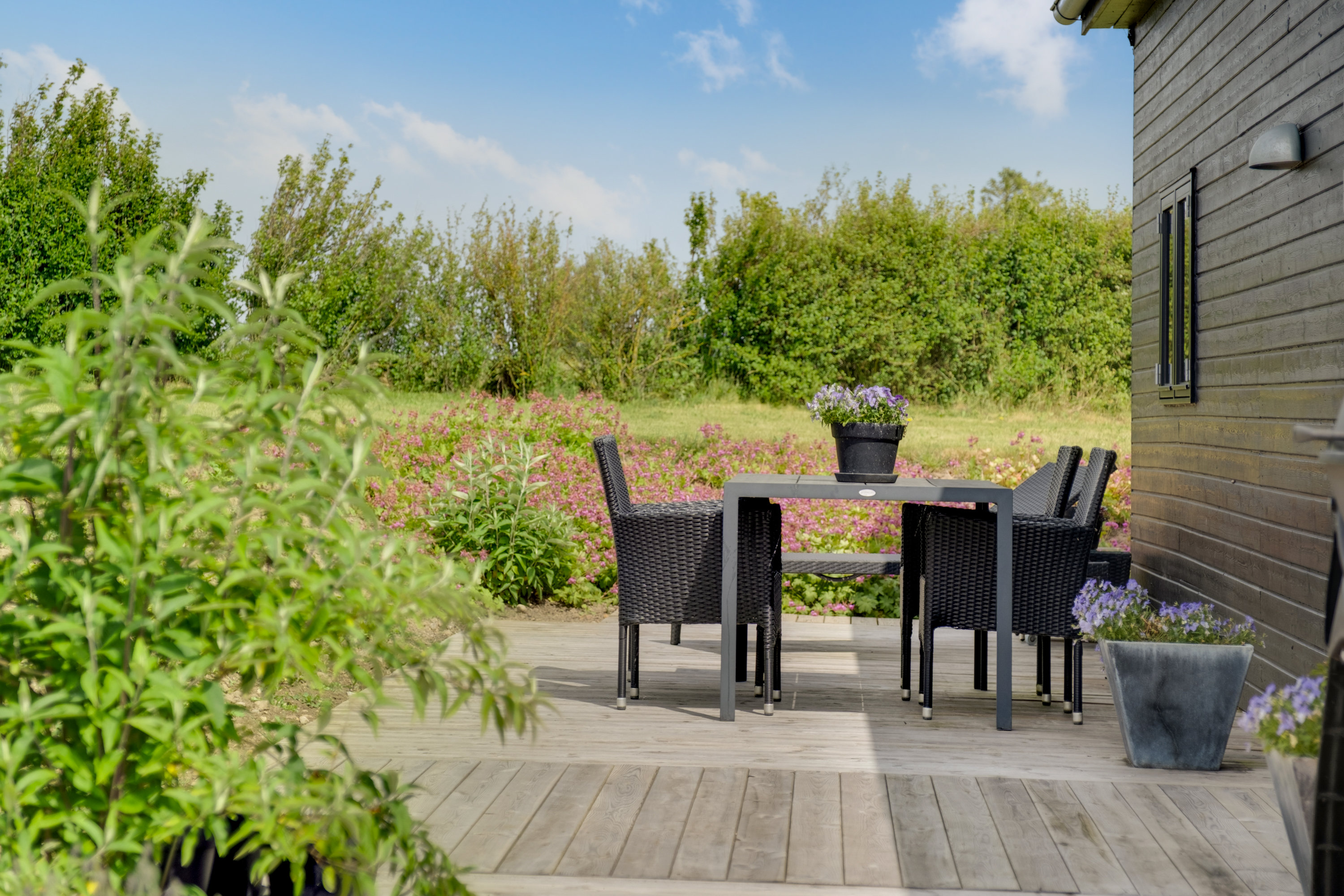 Fremhævet terrasse billede i fuldskærmstilstand. Billede af Hegnet 11, 5871 Frørup