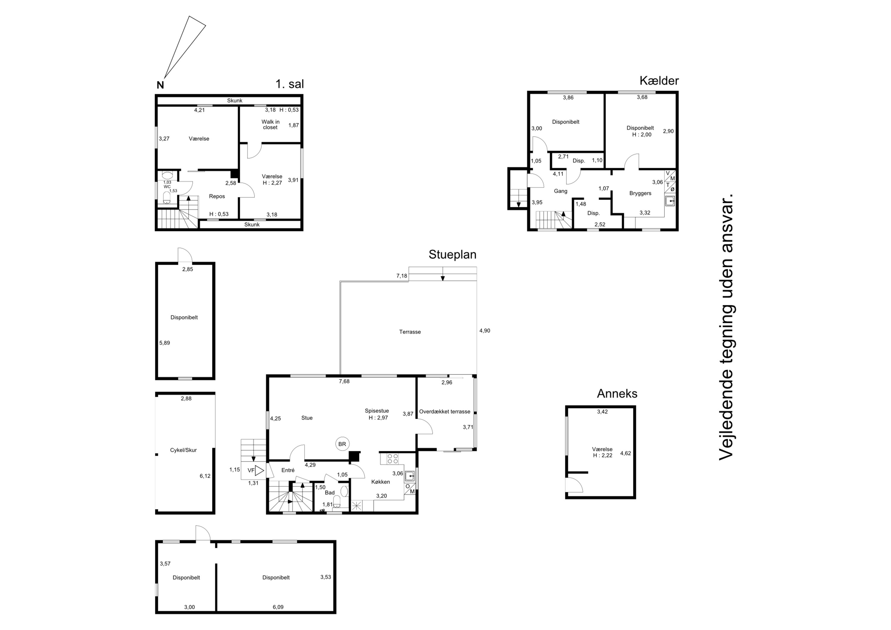 Plantegninger billede af Skovhusvænget 5, 4632 Bjæverskov