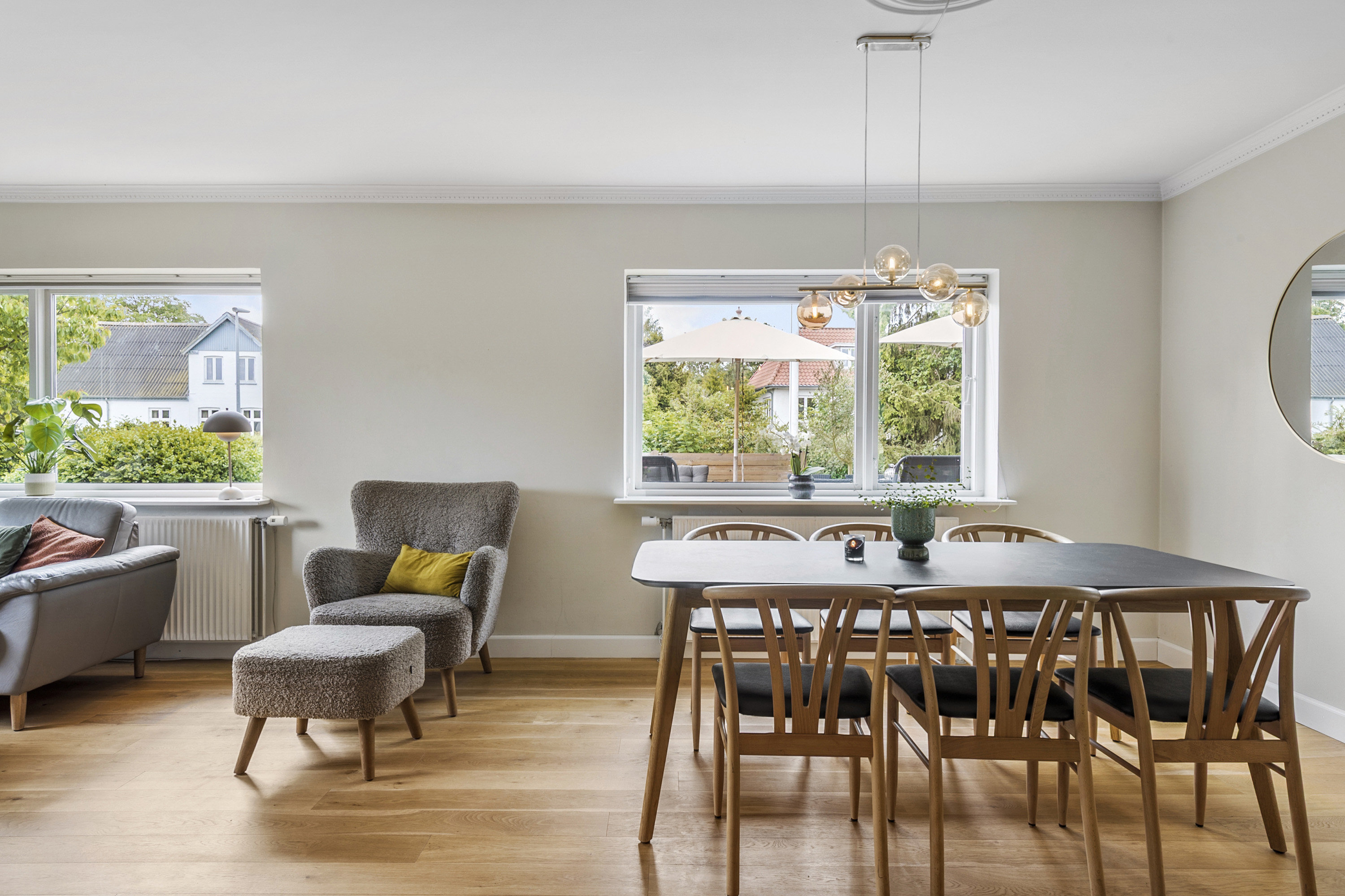 Fremhævet spisekøkken billede i fuldskærmstilstand. Billede af Skovhusvænget 5, 4632 Bjæverskov