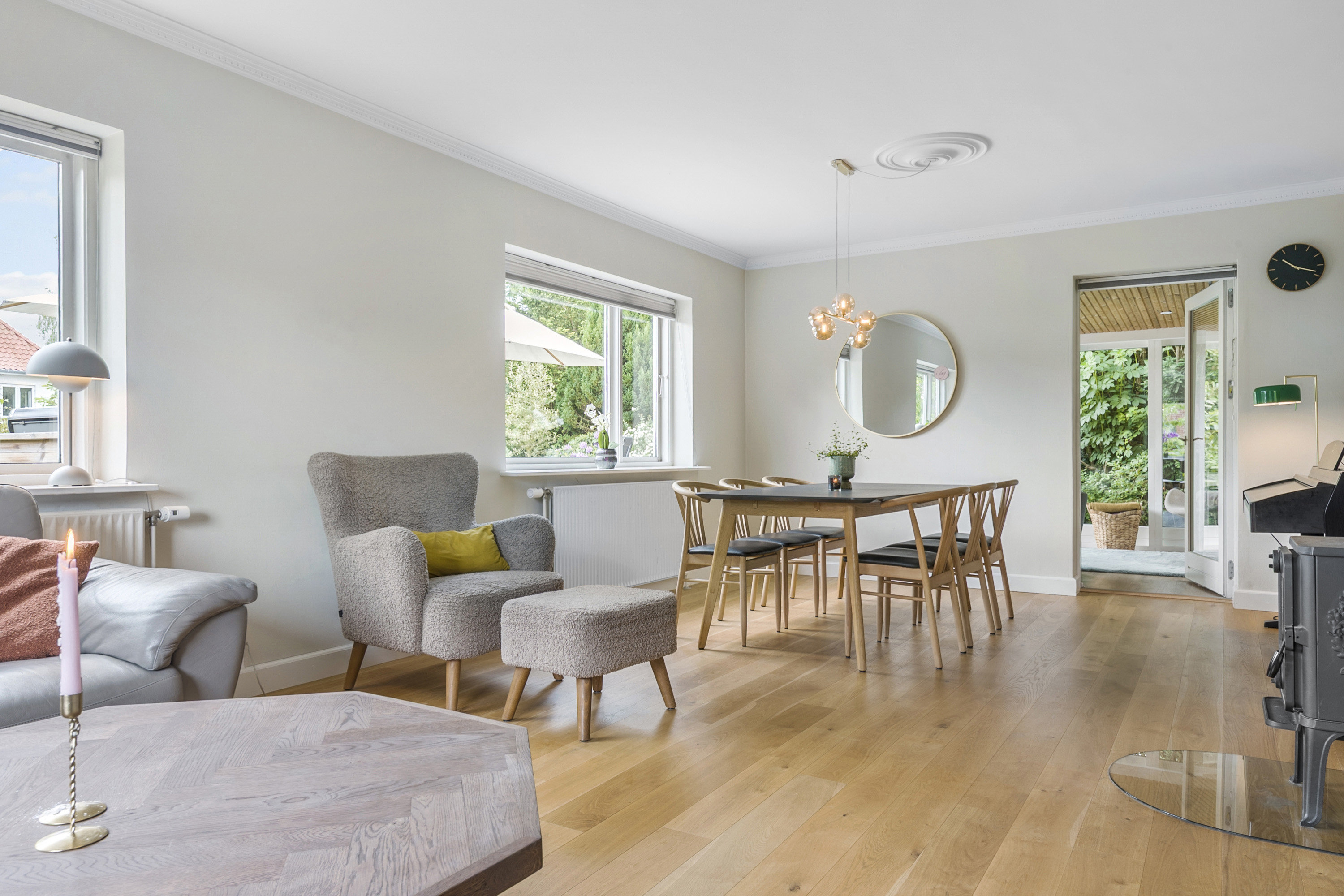 Miniaturebillede 2: stue. Billede af Skovhusvænget 5, 4632 Bjæverskov