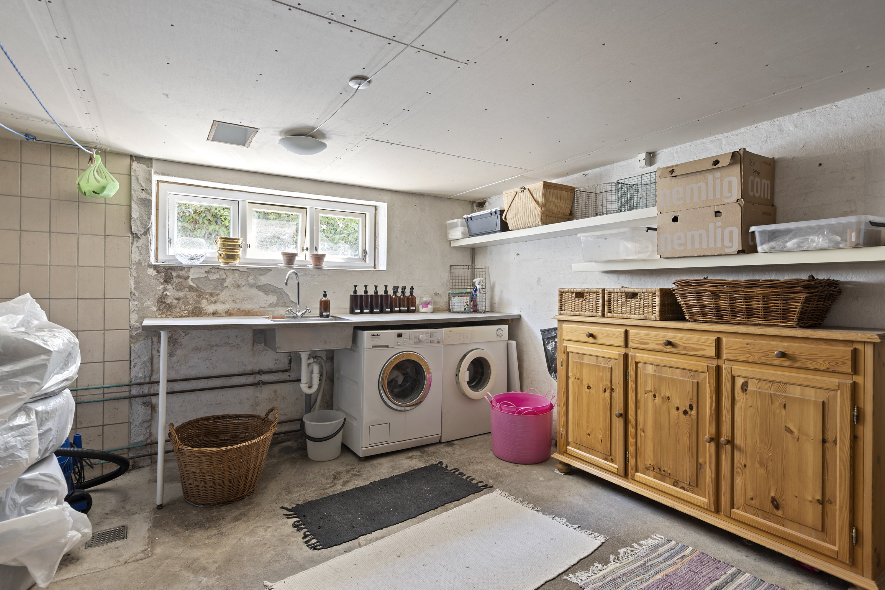 Fremhævet vaskerum billede i fuldskærmstilstand. Billede af Møllevangen 11, Rørby, 4400 Kalundborg