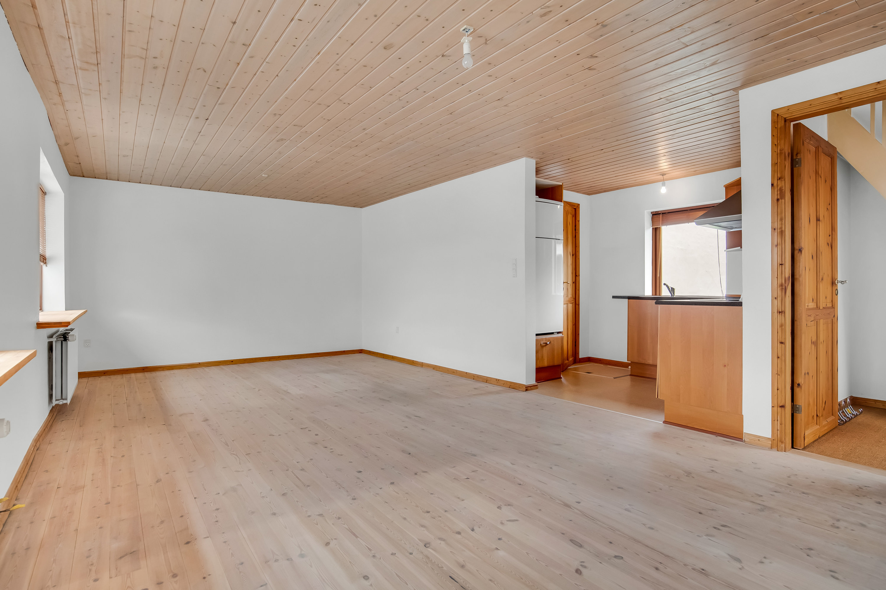 Fremhævet stue billede i fuldskærmstilstand. Billede af Fredensgade 1, 7500 Holstebro