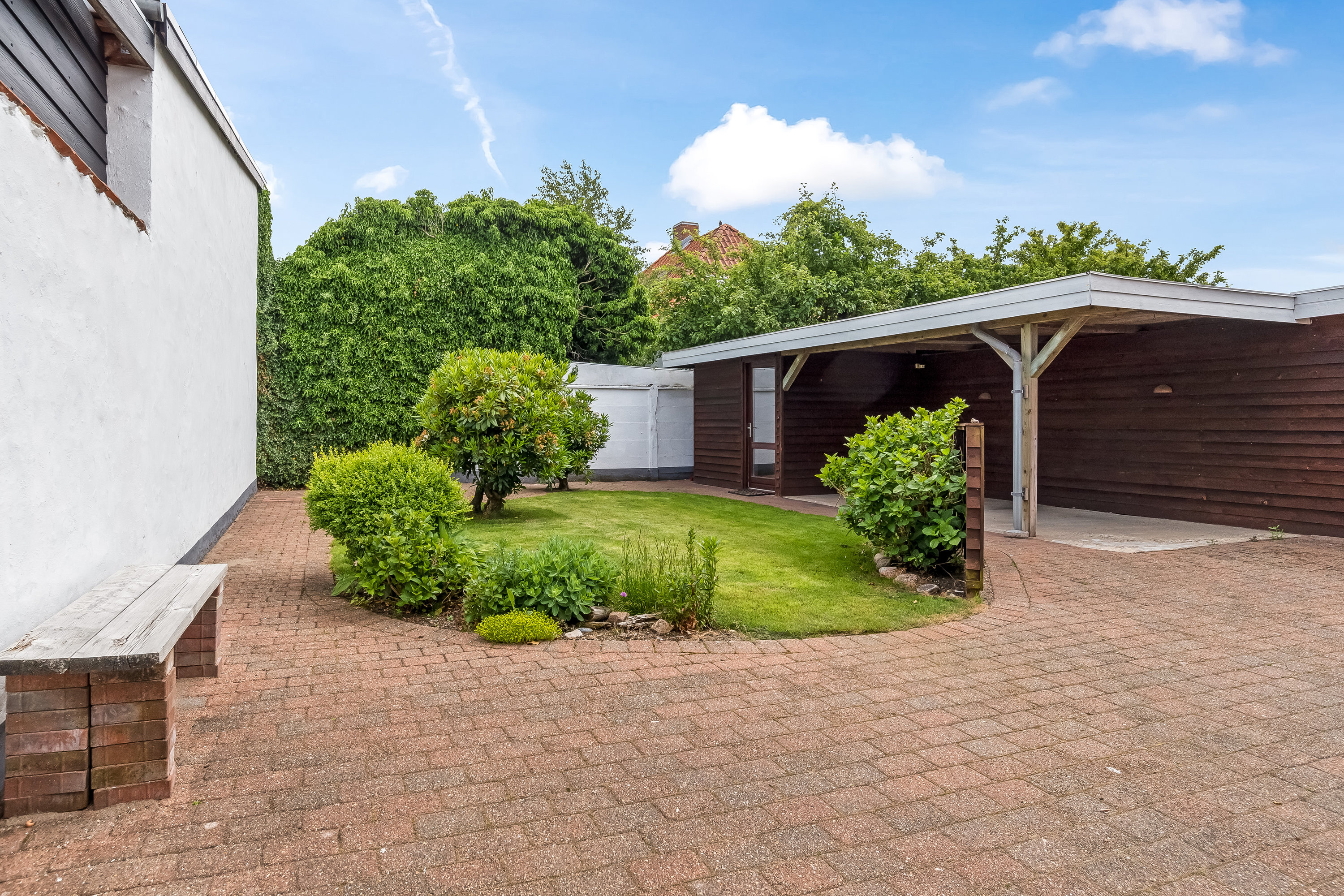 Miniaturebillede 1: gårdhave. Billede af Fredensgade 1, 7500 Holstebro