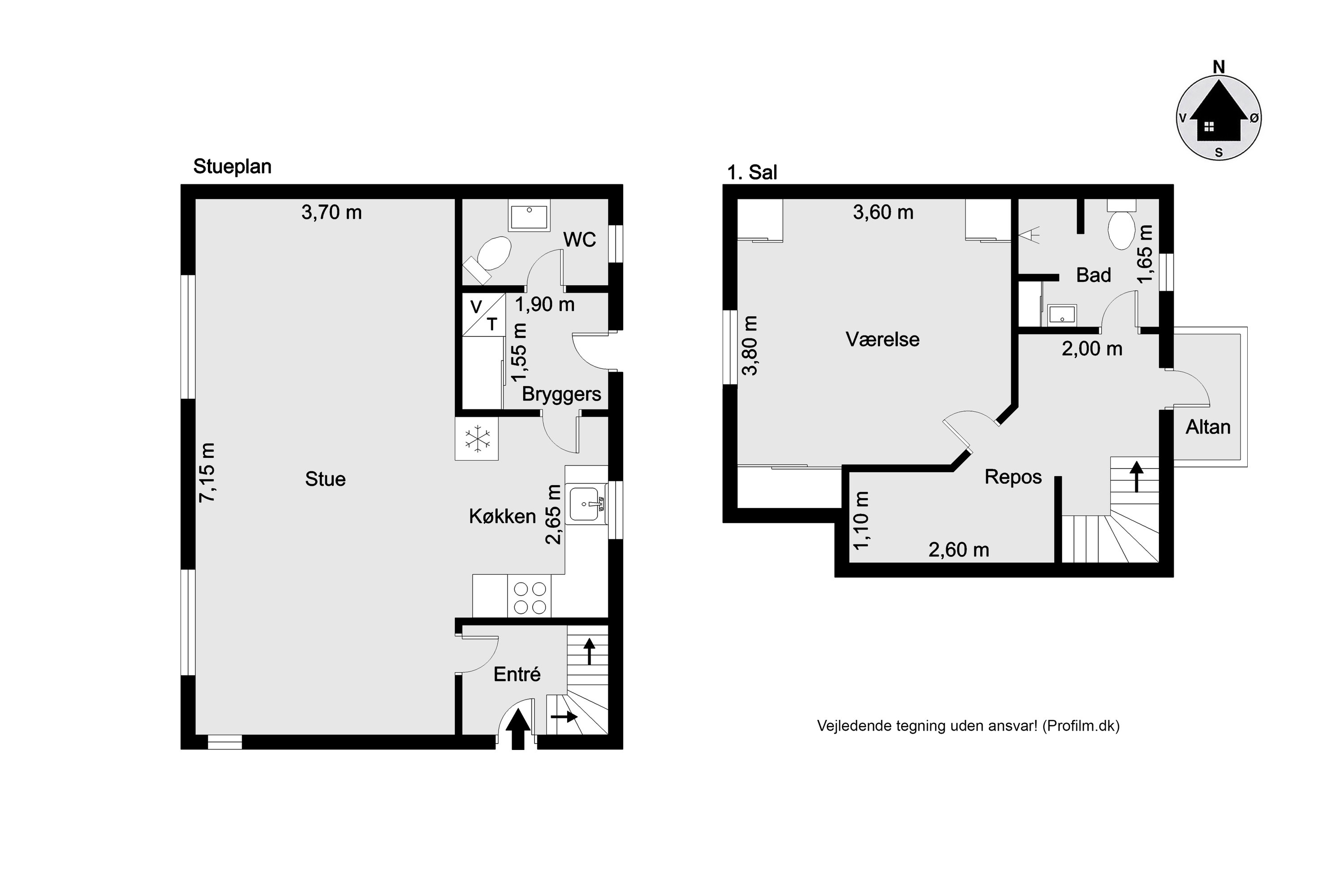 Plantegninger billede af Fredensgade 1, 7500 Holstebro