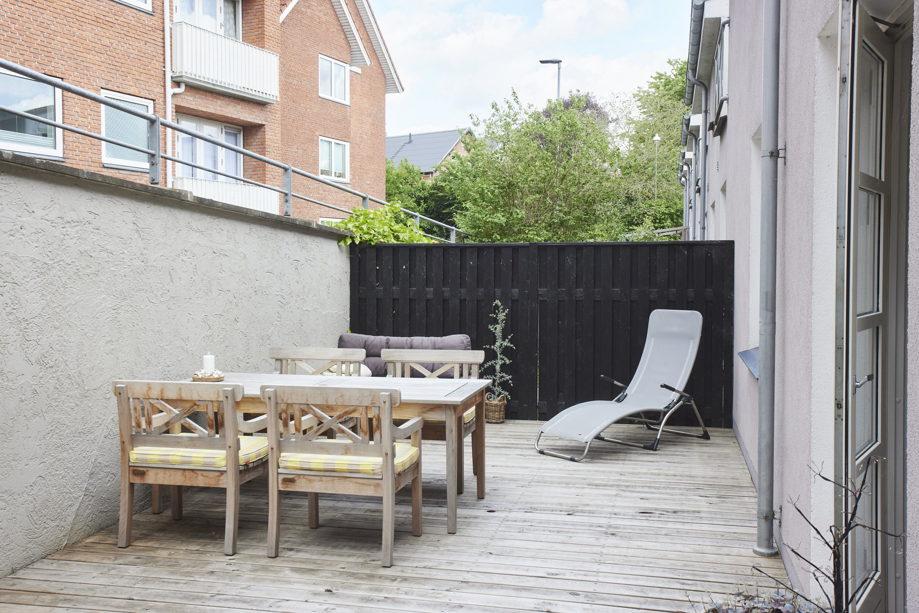 Miniaturebillede 2: terrasse. Billede af Sct. Jørgens Vej 24, st.. 10., 8800 Viborg