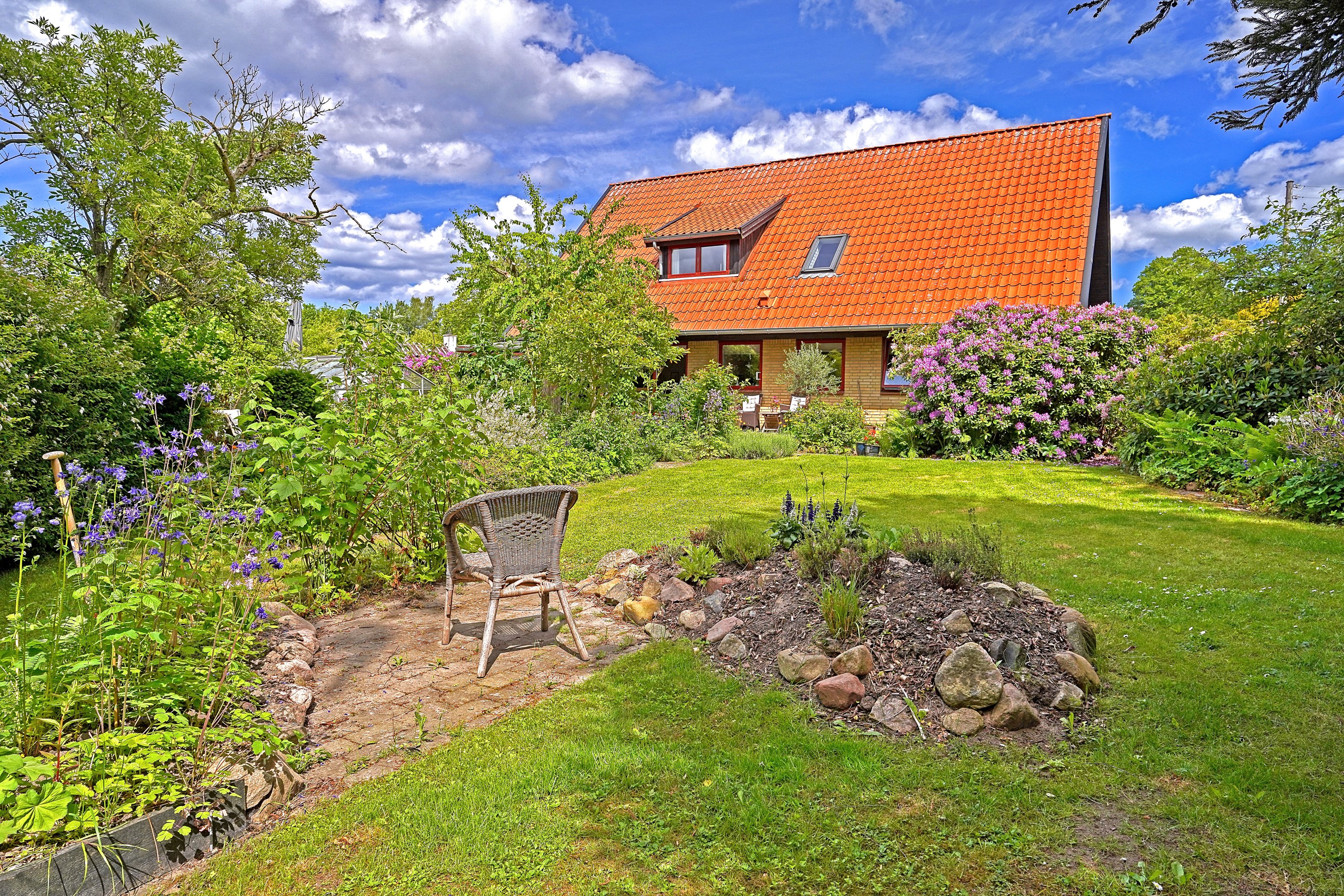 Fremhævet have billede i fuldskærmstilstand. Billede af Gydeparken 8, Esbønderup, 3230 Græsted