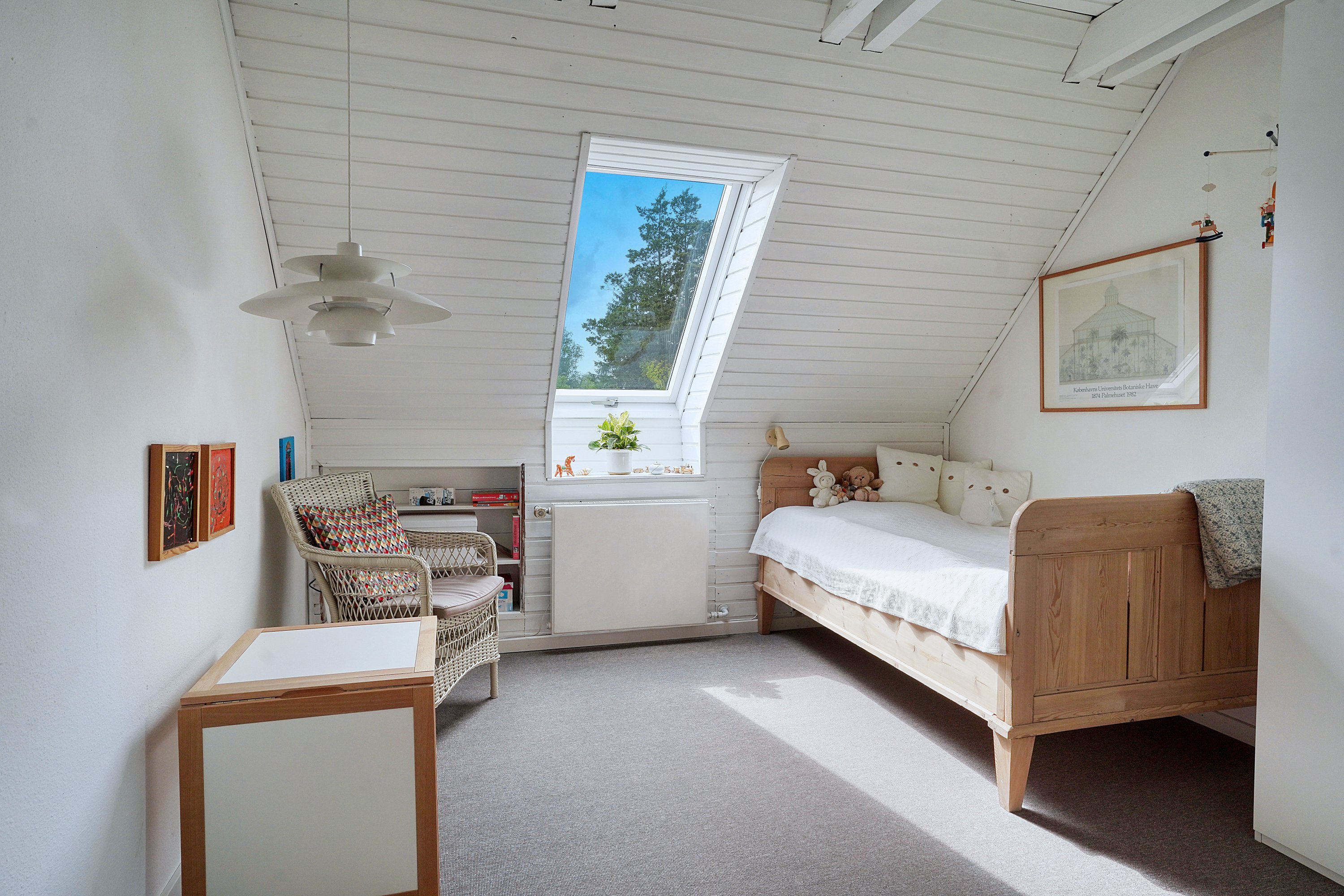 Fremhævet 1. sal billede i fuldskærmstilstand. Billede af Gydeparken 8, Esbønderup, 3230 Græsted