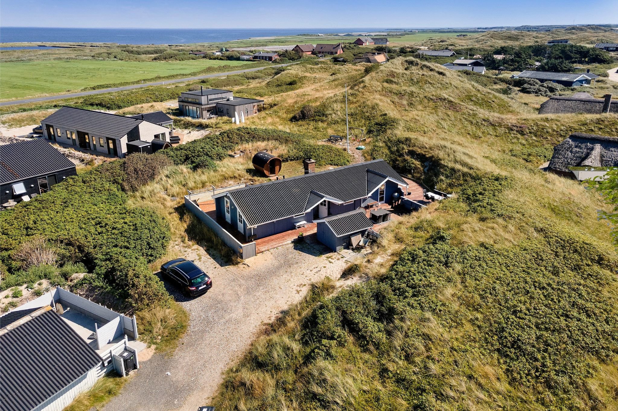 Fritidshus på Mettes Bjerg 3B, Aargab, 6960 Hvide Sande