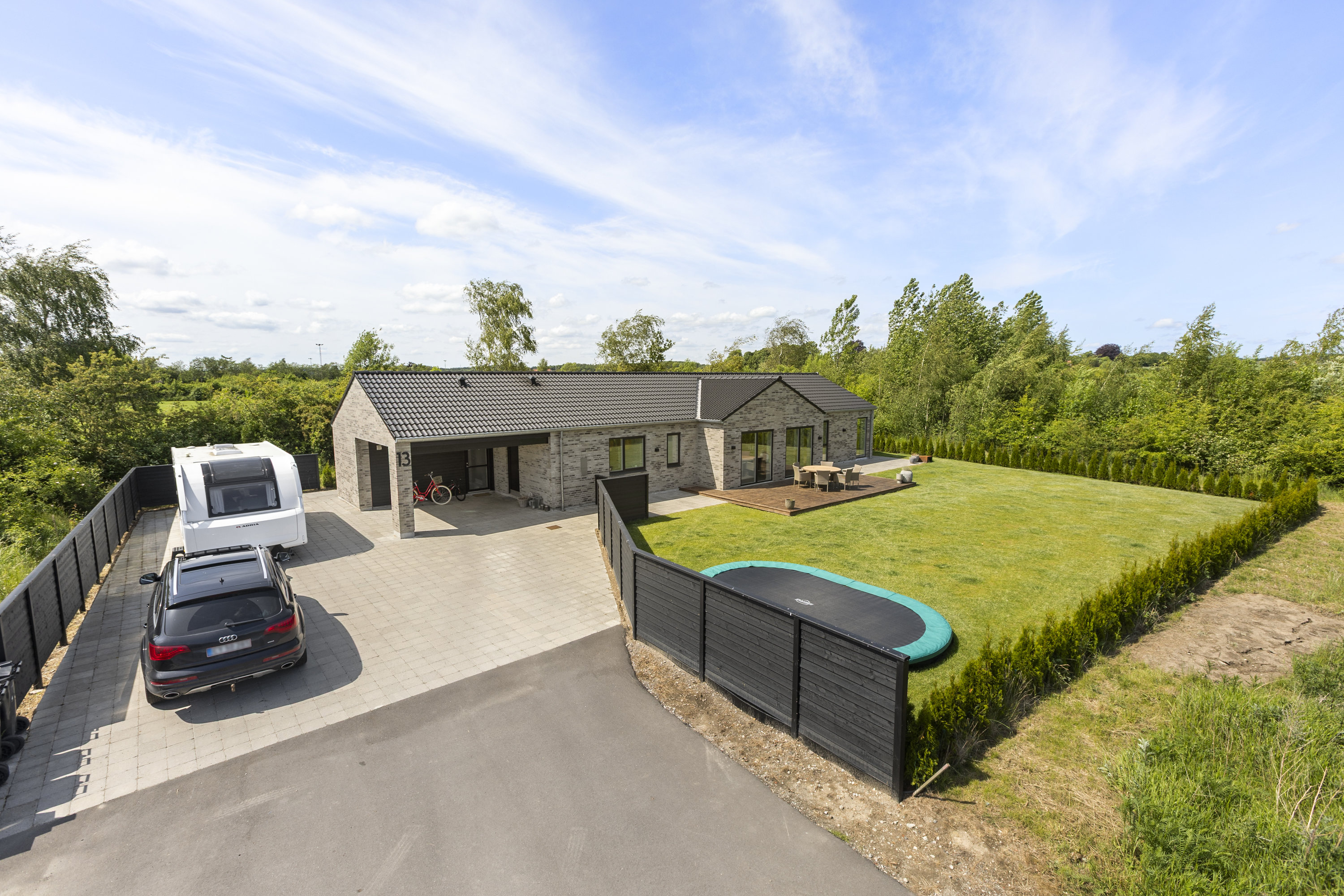 Villa: Ejendommen på Lønager 13, 4140 Borup