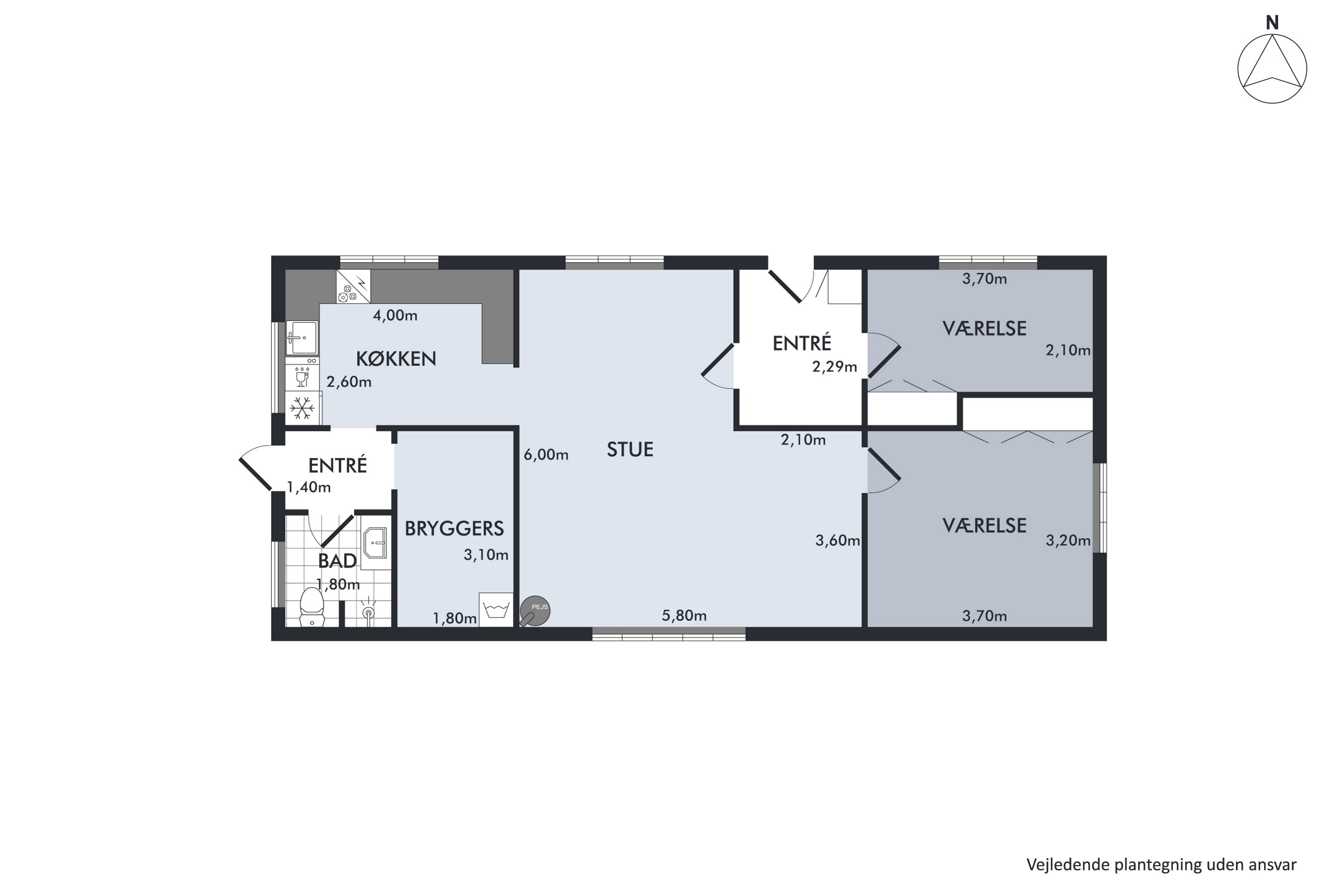 Plantegninger billede af Østerbyvejen 78, Østerby, 9940 Læsø