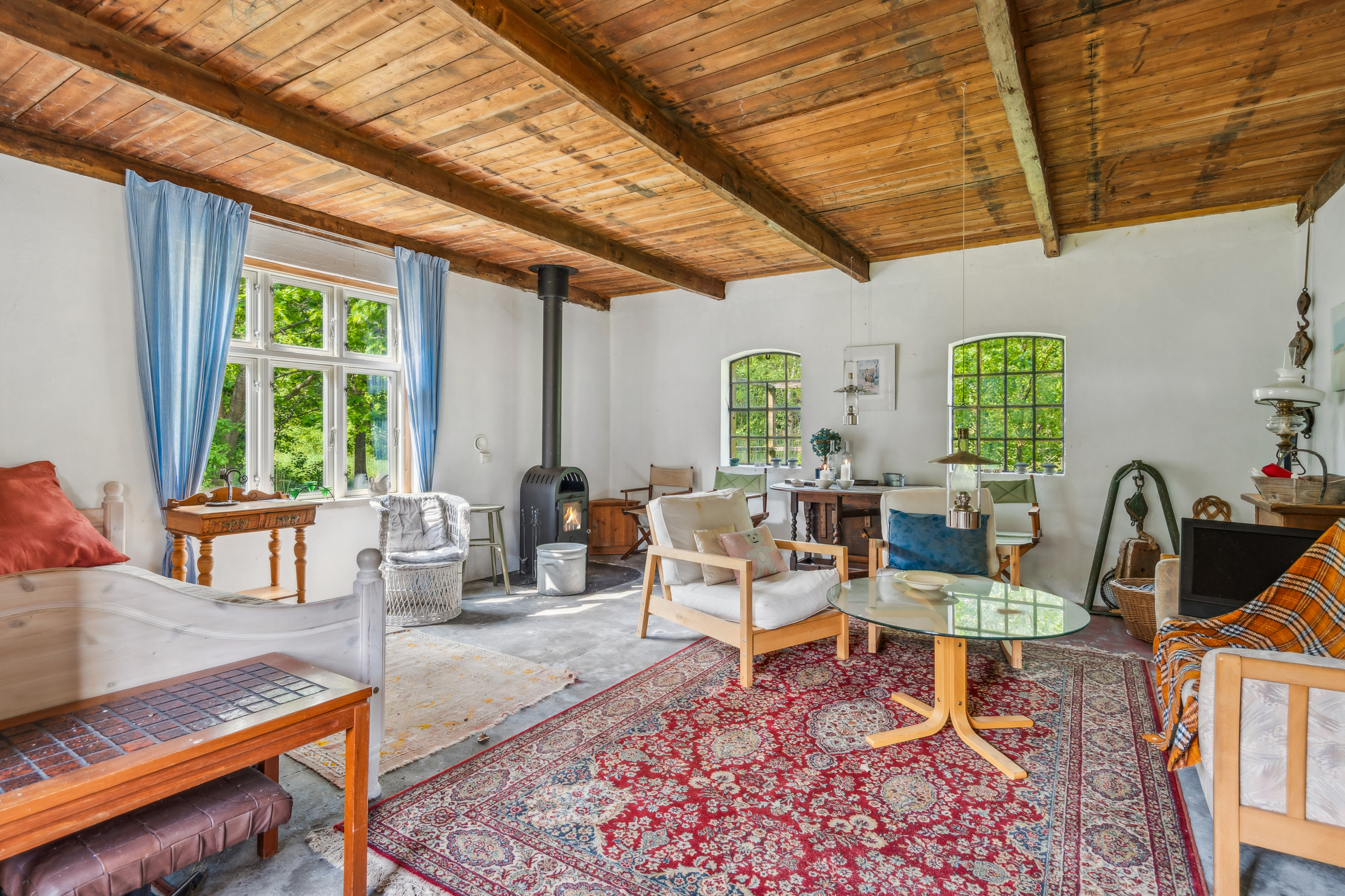 Fremhævet stue billede i fuldskærmstilstand. Billede af Østerbyvejen 78, Østerby, 9940 Læsø