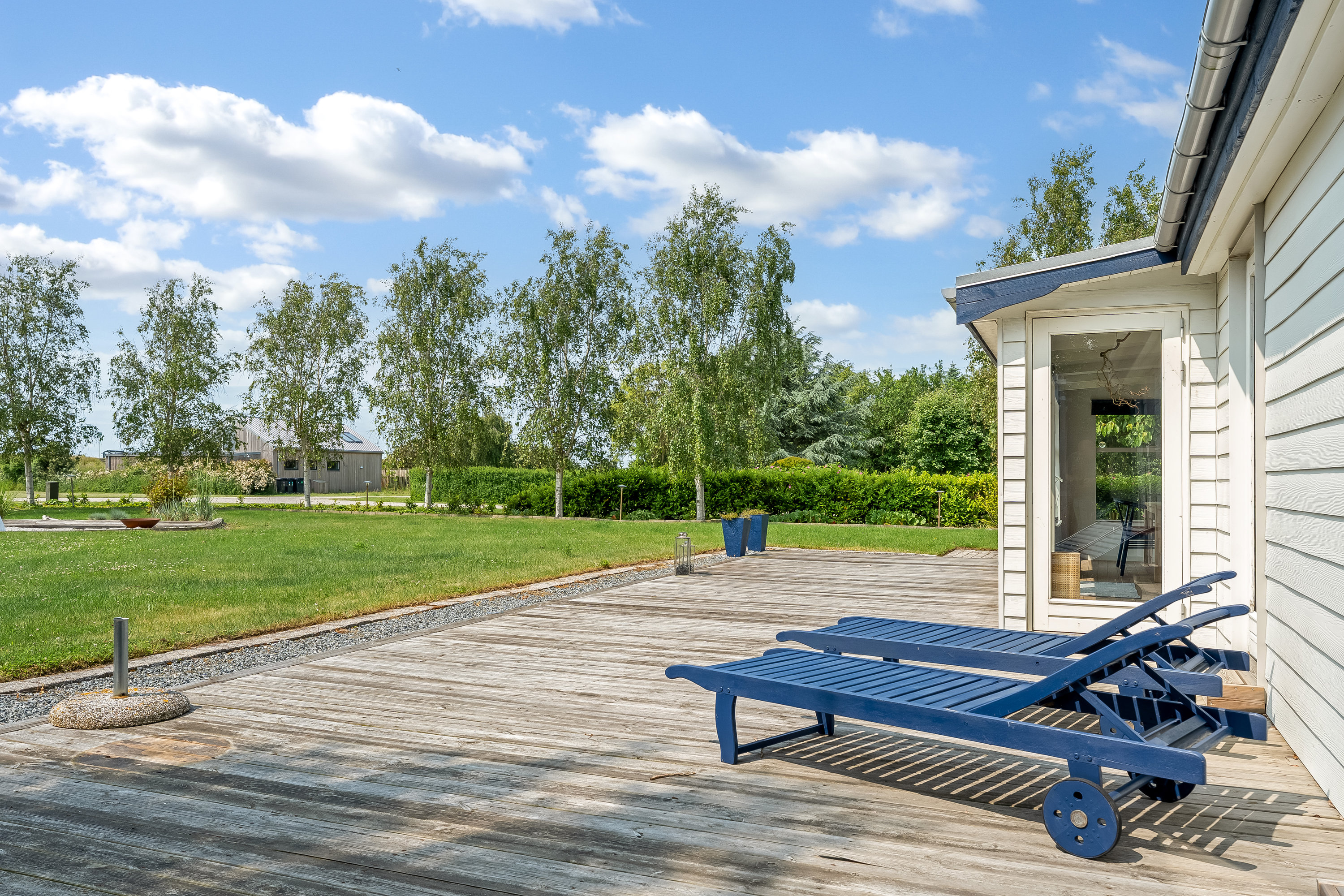 Fremhævet terrasse billede i fuldskærmstilstand. Billede af Gyldenbjergvej 29, Sdr Egebølle, 4983 Dannemare