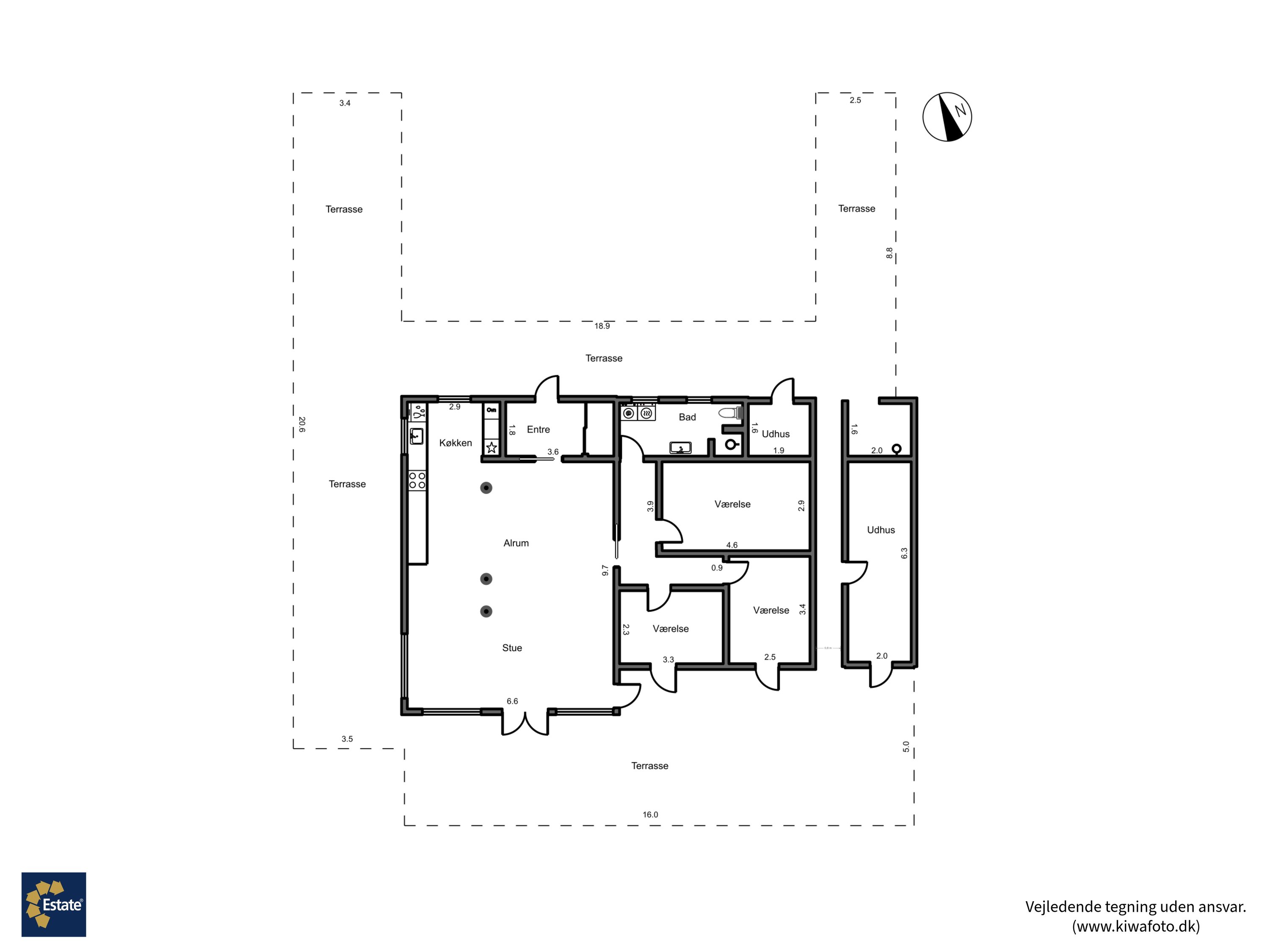 Plantegninger billede af Gyldenbjergvej 29, Sdr Egebølle, 4983 Dannemare