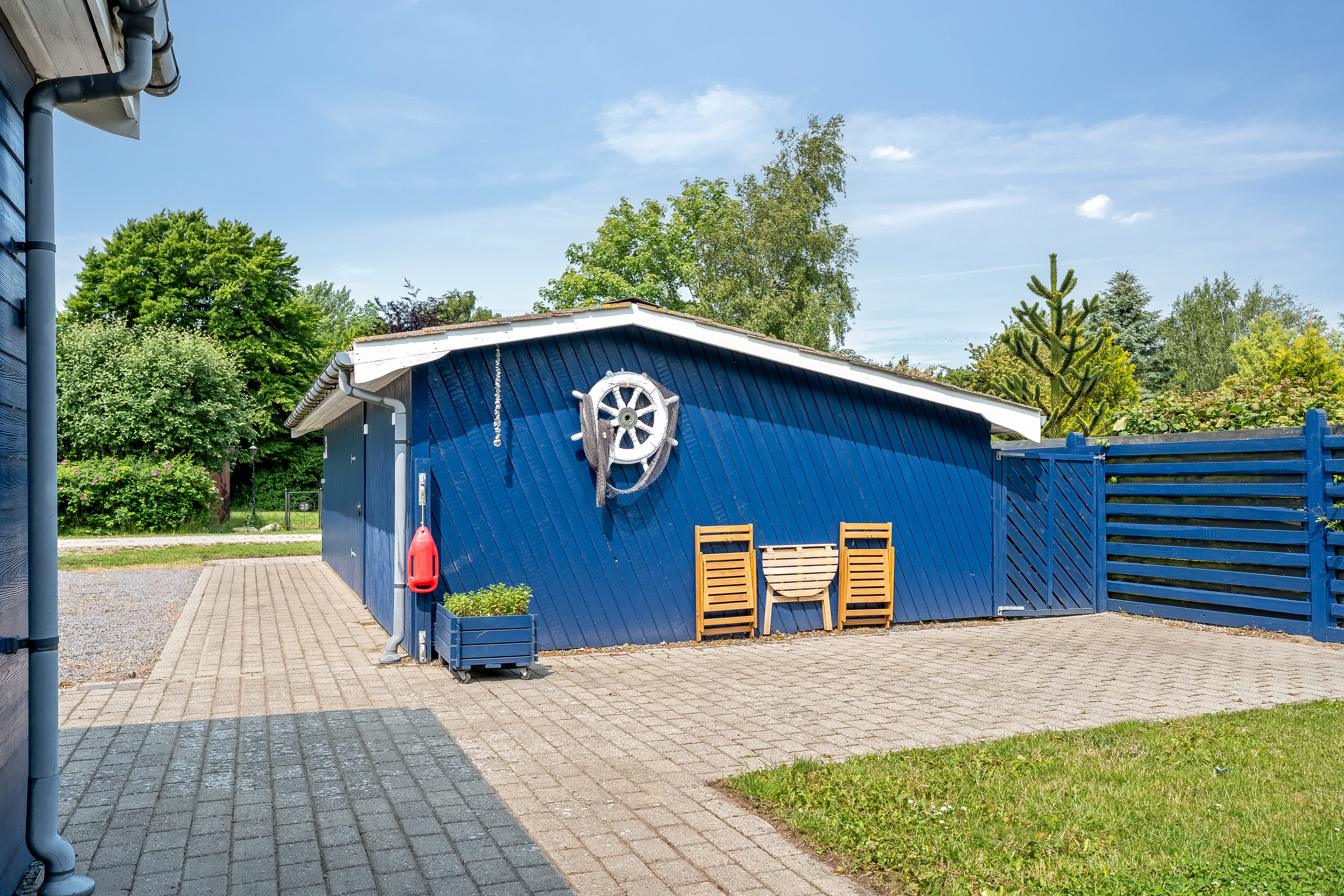 Fremhævet terrasse billede i fuldskærmstilstand. Billede af Gyldenbjergvej 29, Sdr Egebølle, 4983 Dannemare