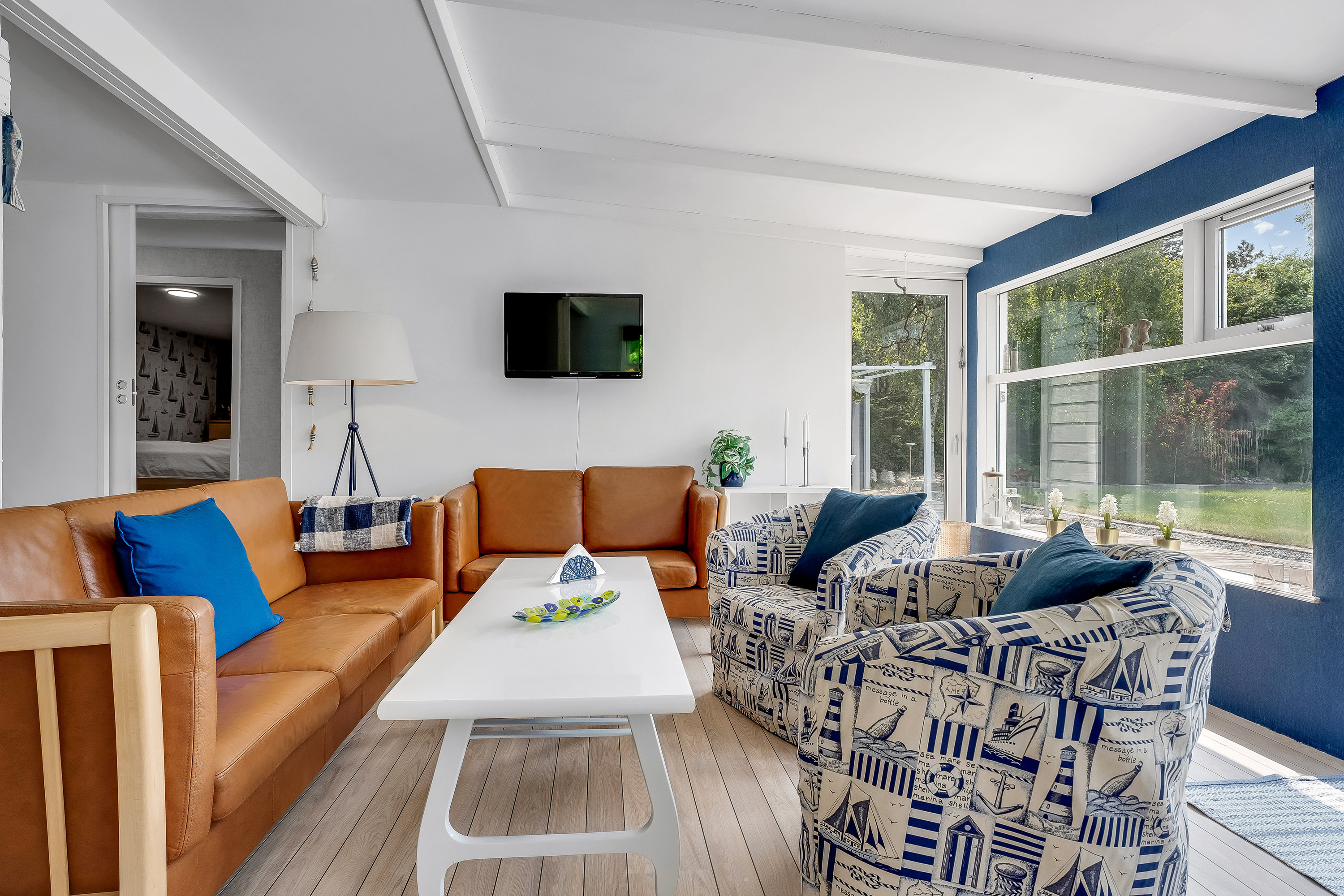 Fremhævet stue billede i fuldskærmstilstand. Billede af Gyldenbjergvej 29, Sdr Egebølle, 4983 Dannemare