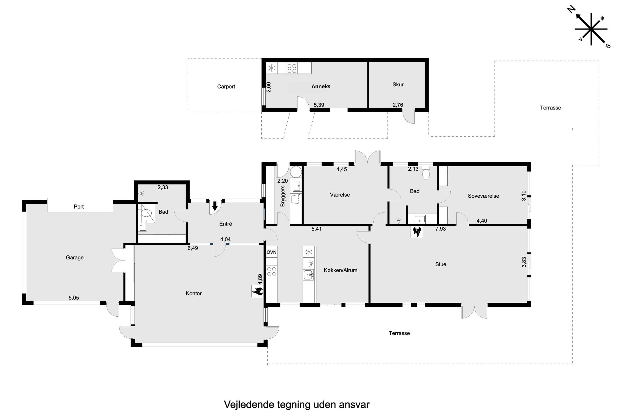 Plantegninger billede af Strandvangsvej 116, 8250 Egå
