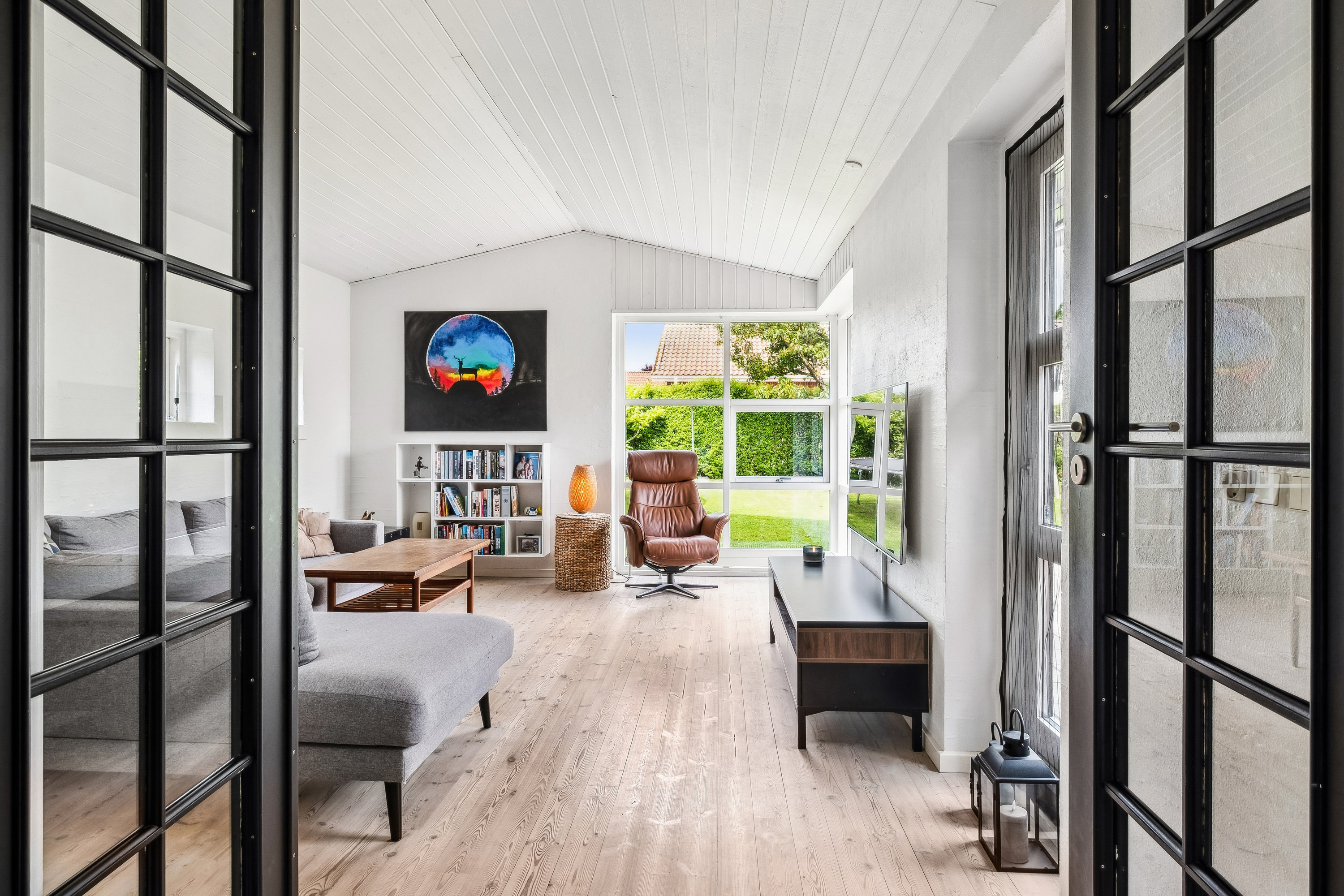 Fremhævet stue billede i fuldskærmstilstand. Billede af Charlotteparken 59, Stensballe, 8700 Horsens