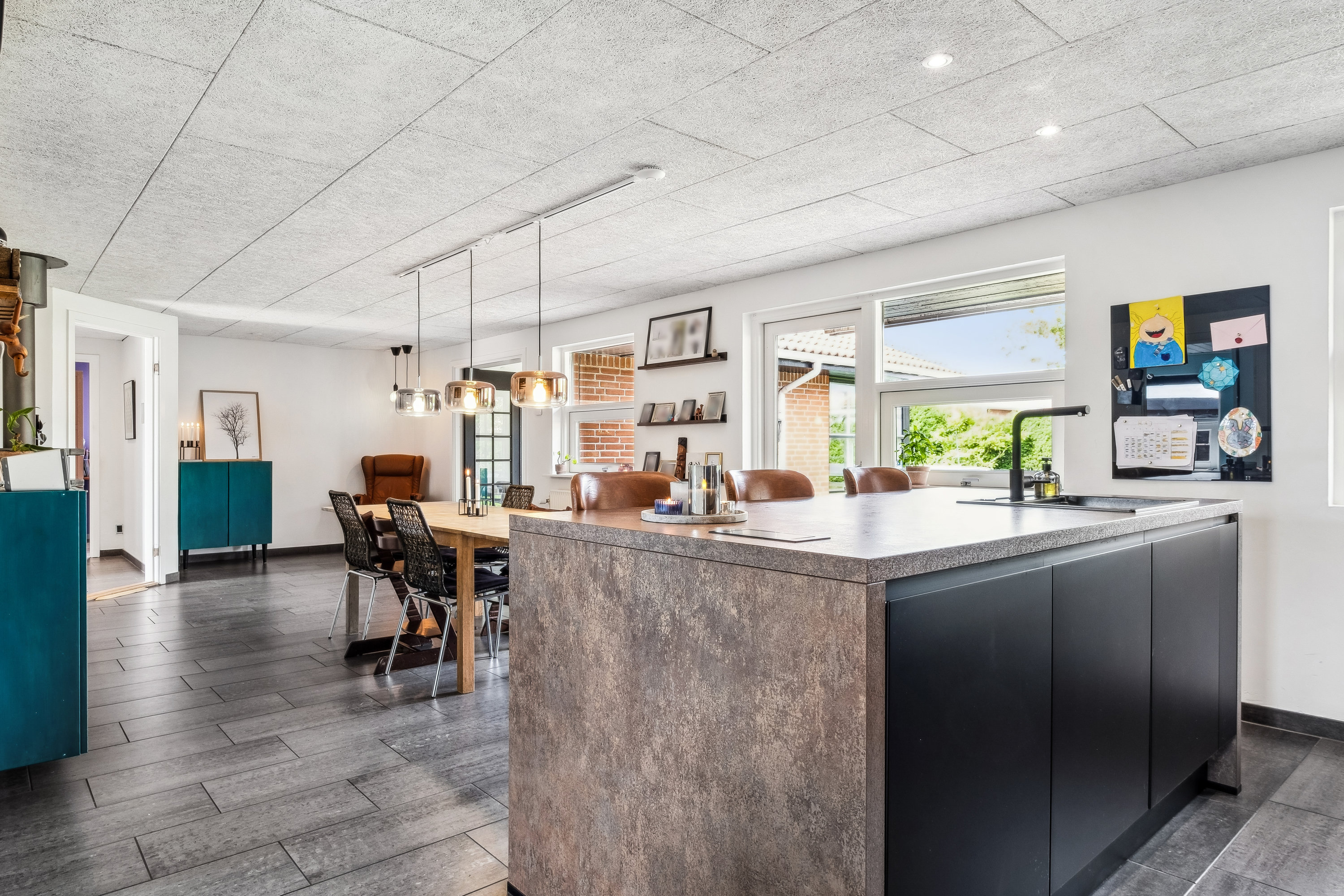 Fremhævet køkken billede i fuldskærmstilstand. Billede af Charlotteparken 59, Stensballe, 8700 Horsens