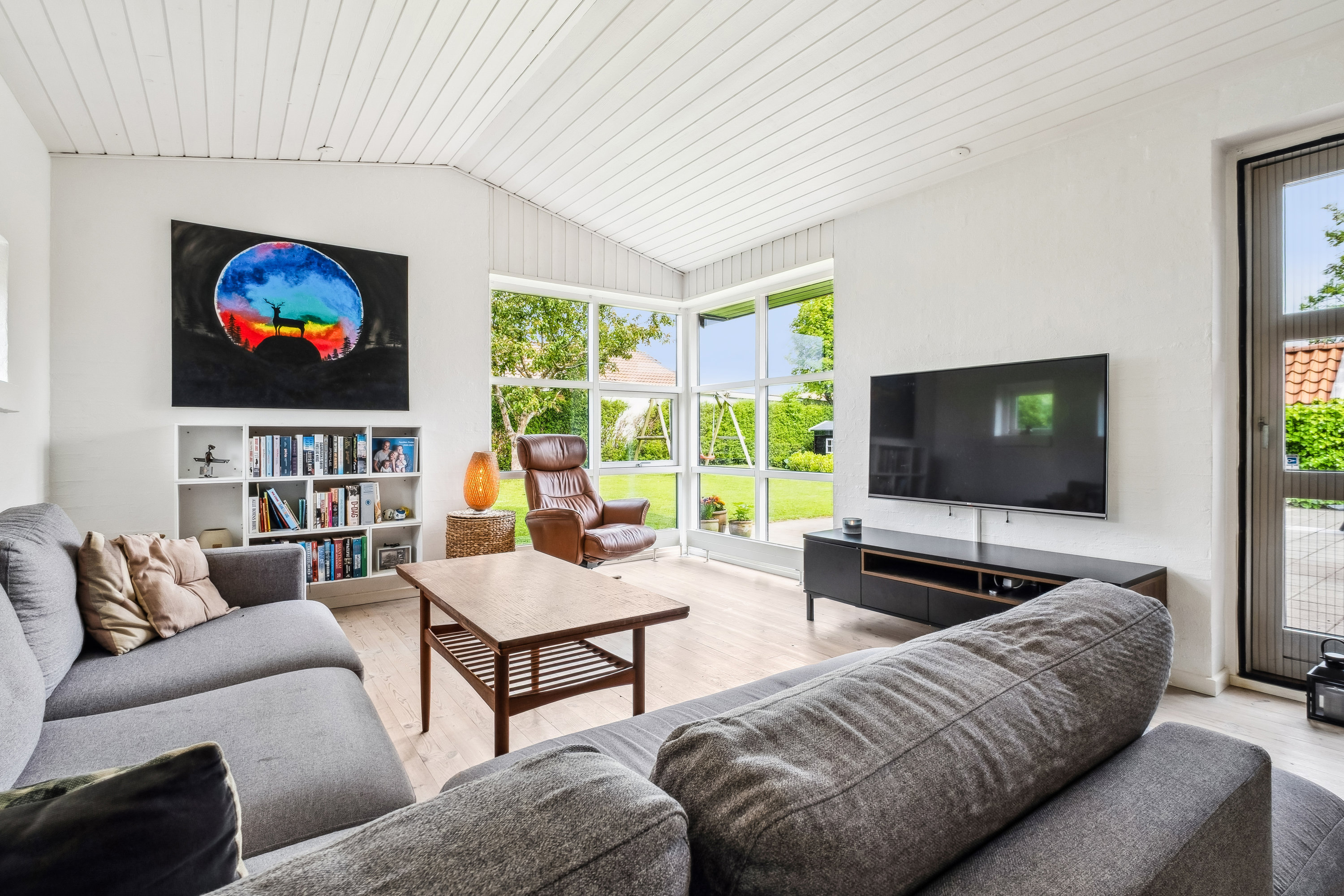 Fremhævet stue billede i fuldskærmstilstand. Billede af Charlotteparken 59, Stensballe, 8700 Horsens