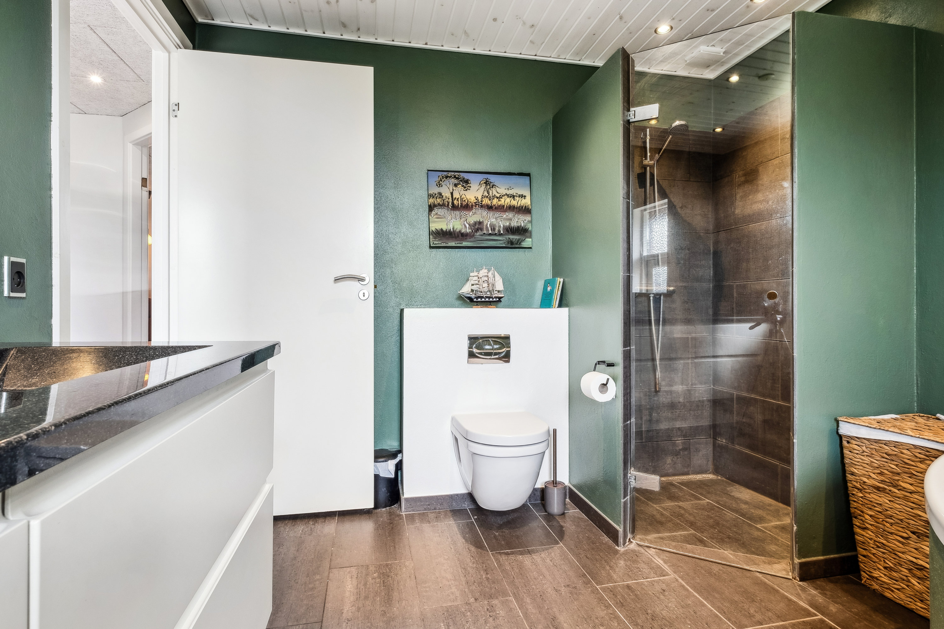 Fremhævet badeværelse billede i fuldskærmstilstand. Billede af Charlotteparken 59, Stensballe, 8700 Horsens