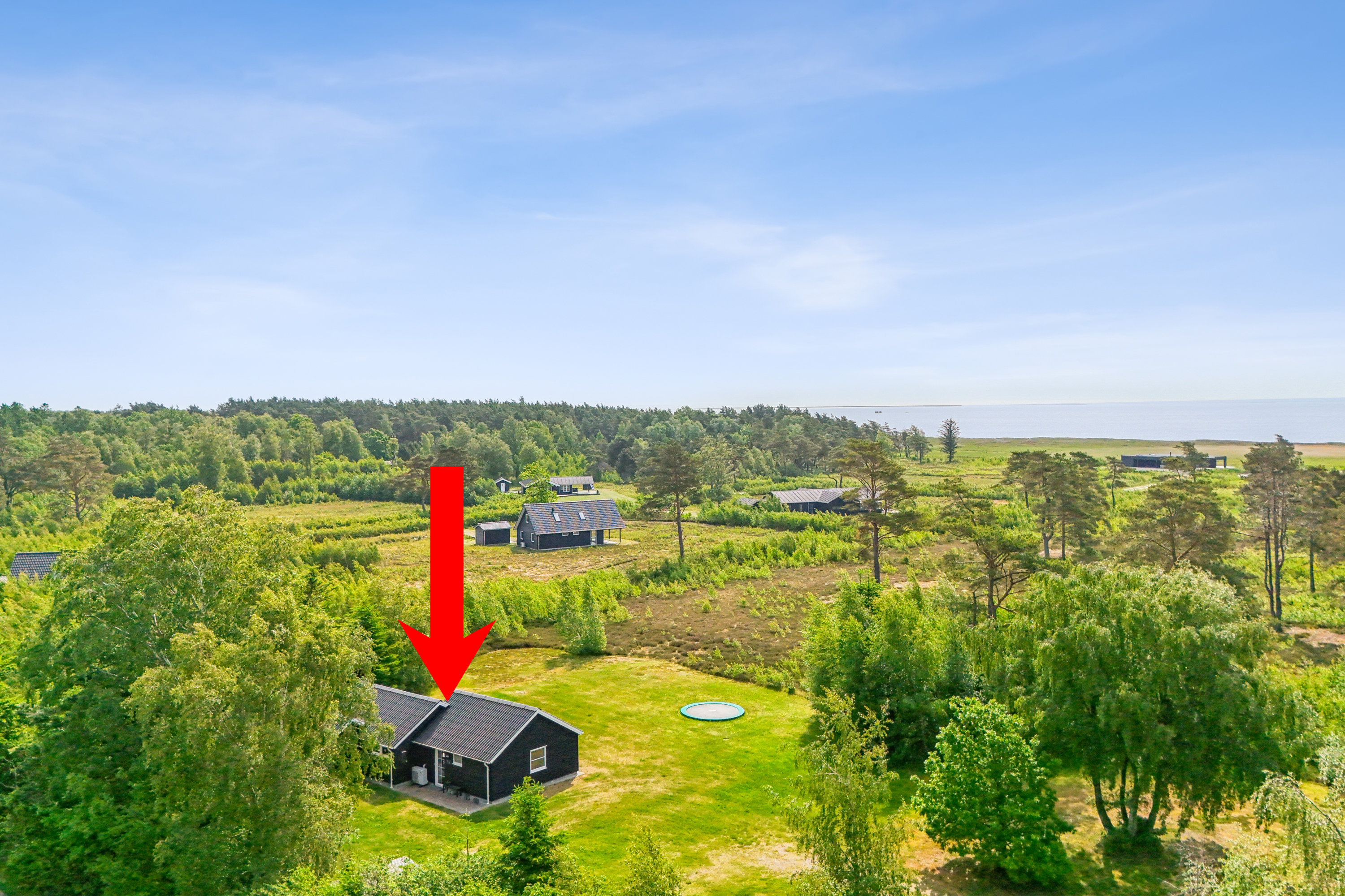 Miniaturebillede 1: luftfoto. Billede af Østerbyvejen 62, Østerby, 9940 Læsø