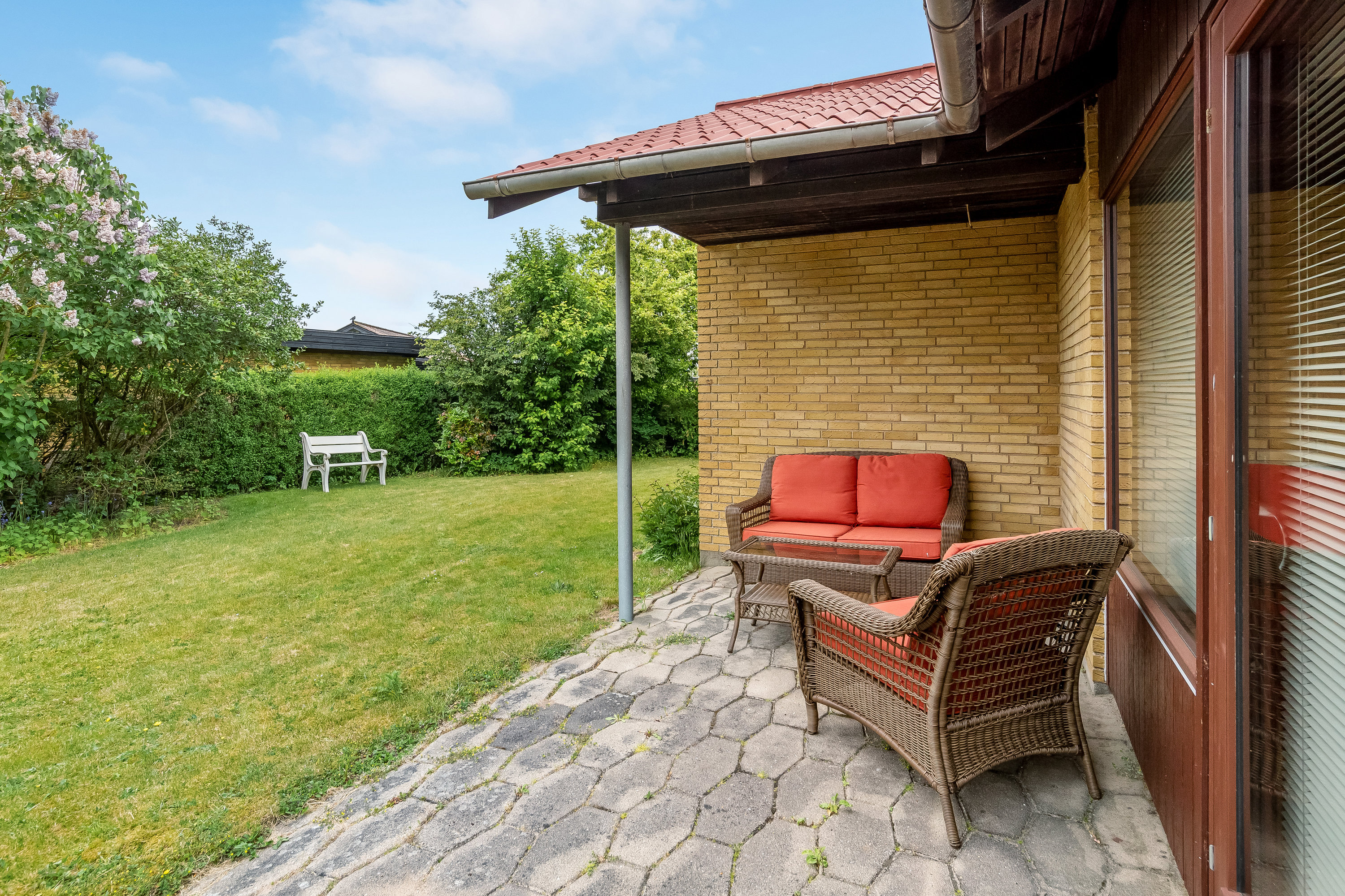 Fremhævet terrasse billede i fuldskærmstilstand. Billede af Kongehøjen 23, Hornshøj, 7500 Holstebro