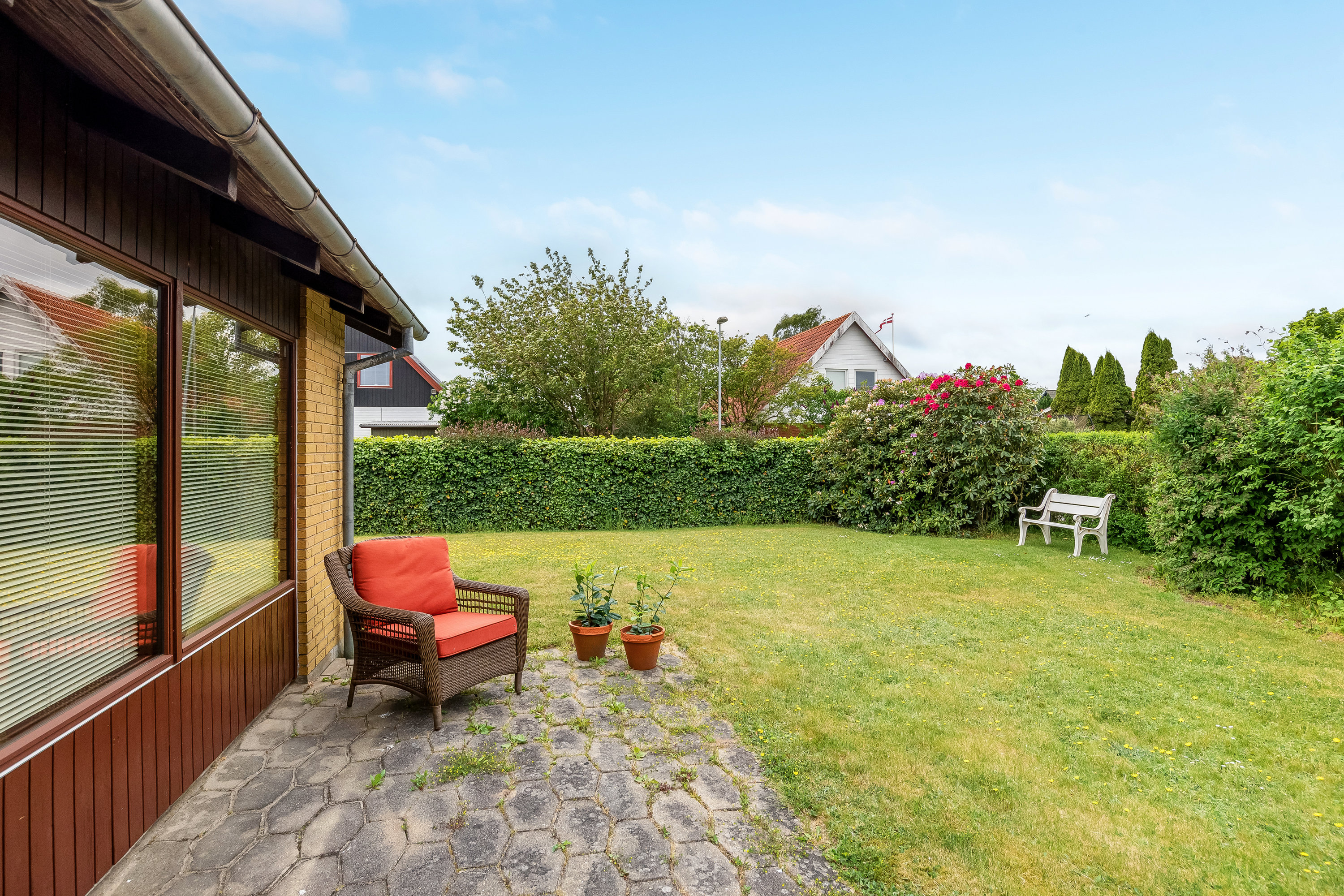 Fremhævet terrasse billede i fuldskærmstilstand. Billede af Kongehøjen 23, Hornshøj, 7500 Holstebro