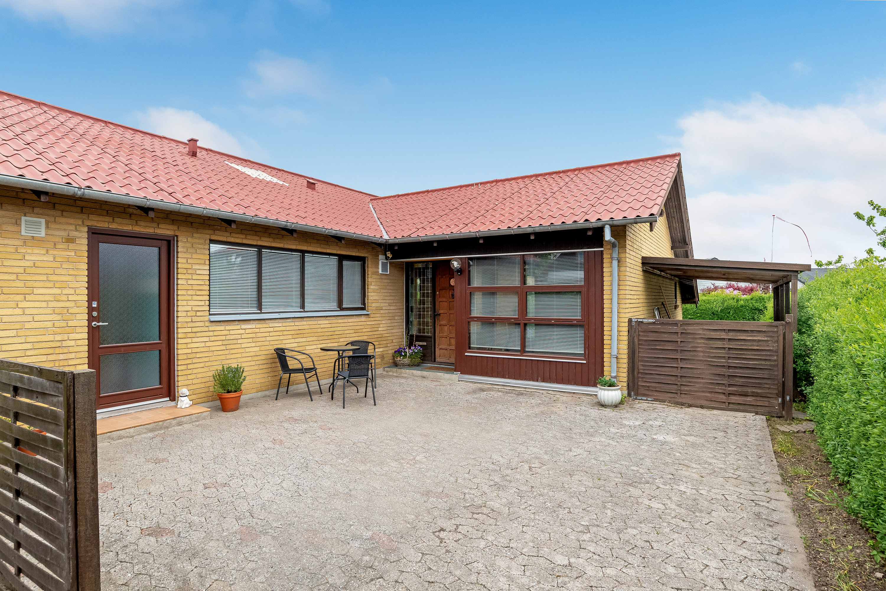 Fremhævet terrasse billede i fuldskærmstilstand. Billede af Kongehøjen 23, Hornshøj, 7500 Holstebro