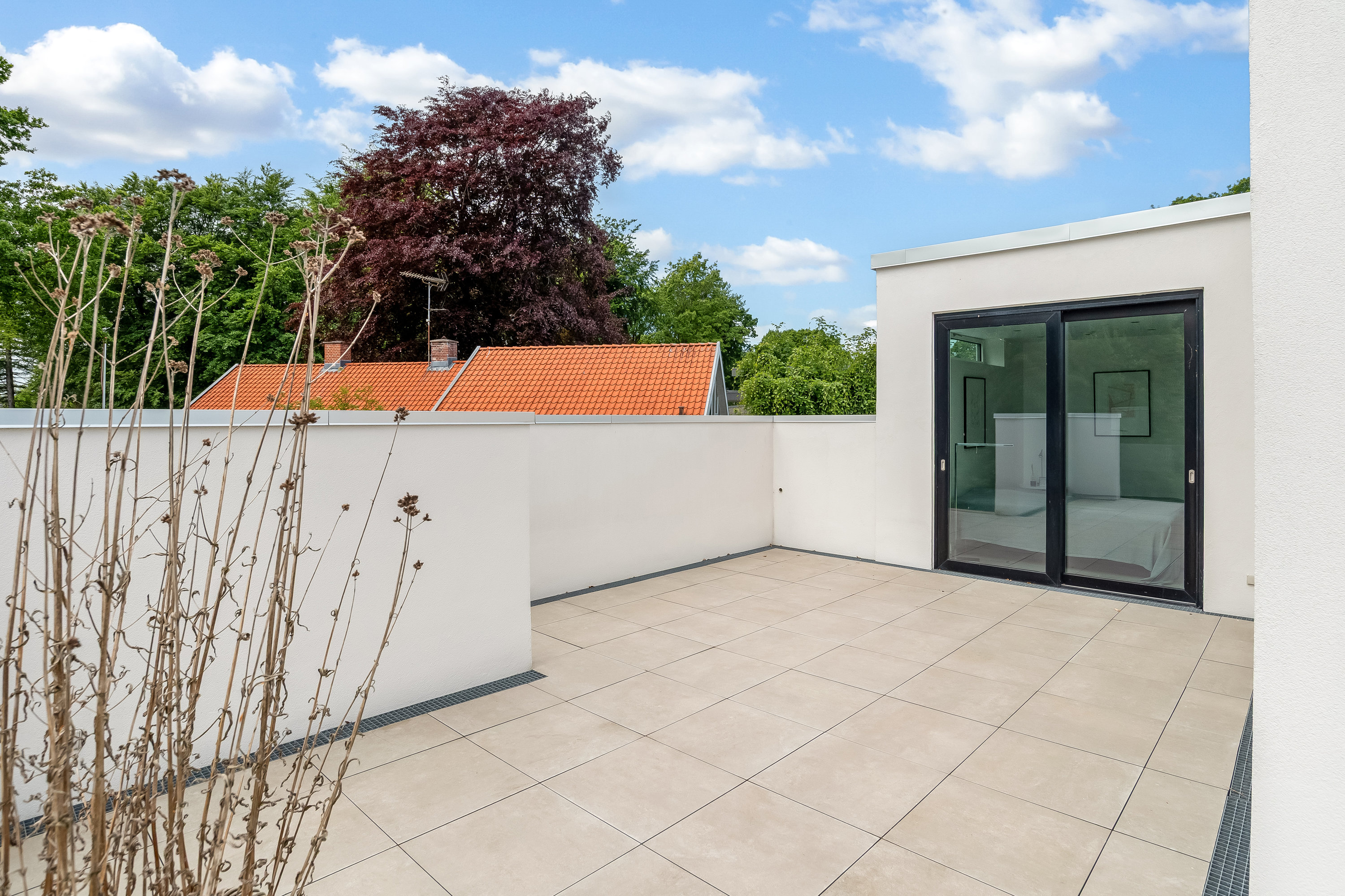 Fremhævet terrasse billede i fuldskærmstilstand. Billede af Lyngbakken 14A, 7500 Holstebro