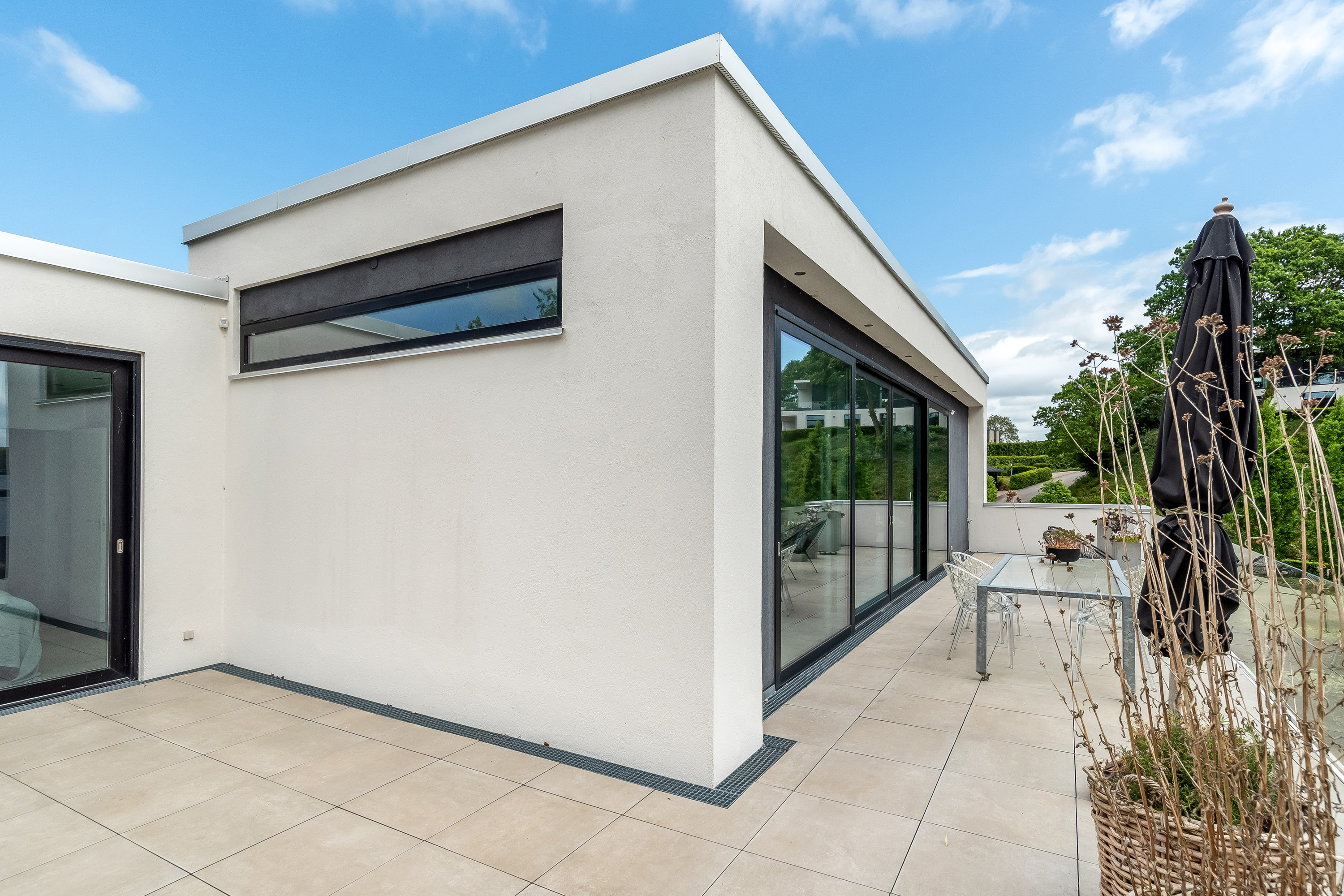 Fremhævet terrasse billede i fuldskærmstilstand. Billede af Lyngbakken 14A, 7500 Holstebro