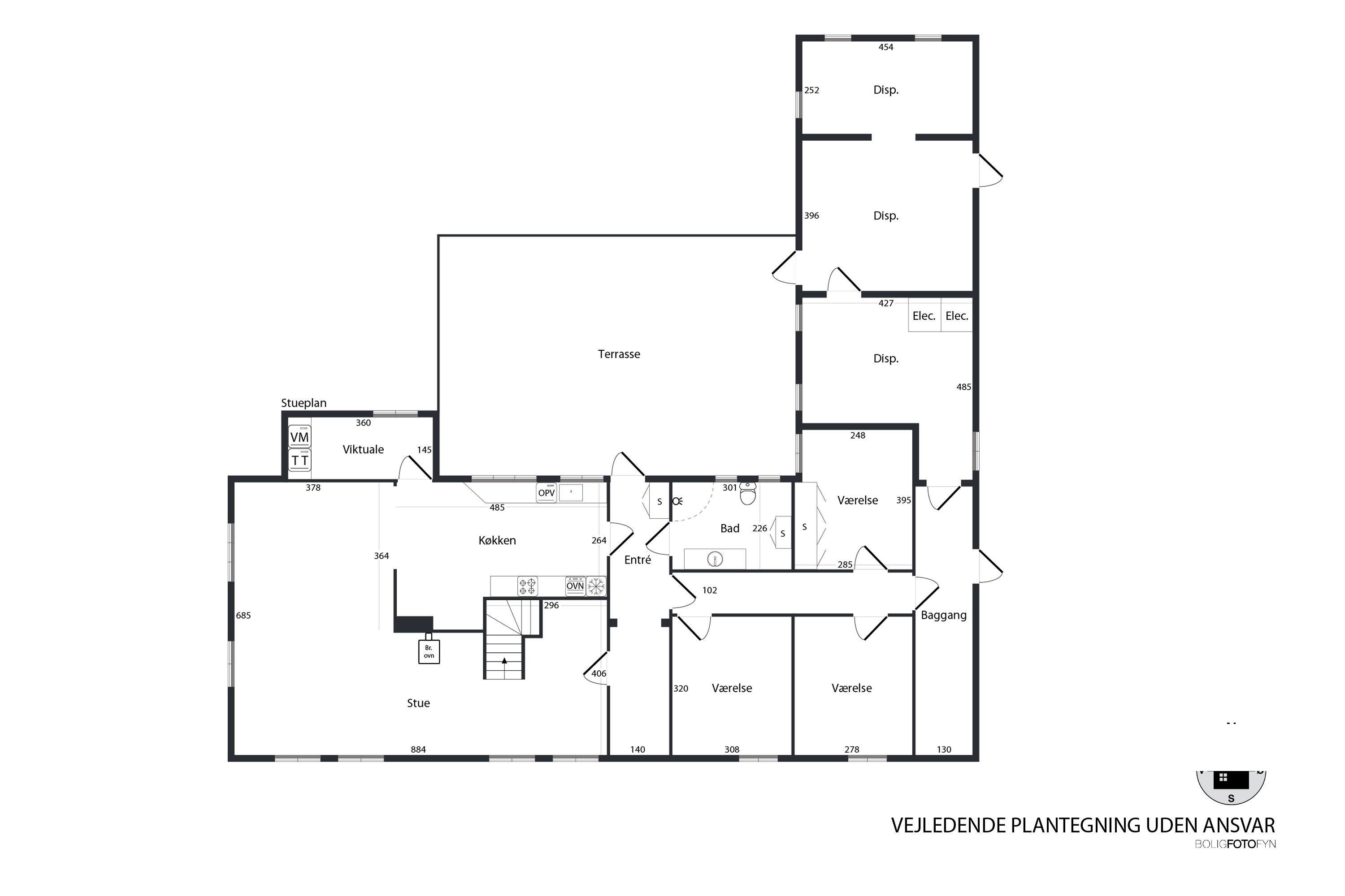 Plantegninger billede af Sentvedvej 24, Sentved, 5853 Ørbæk